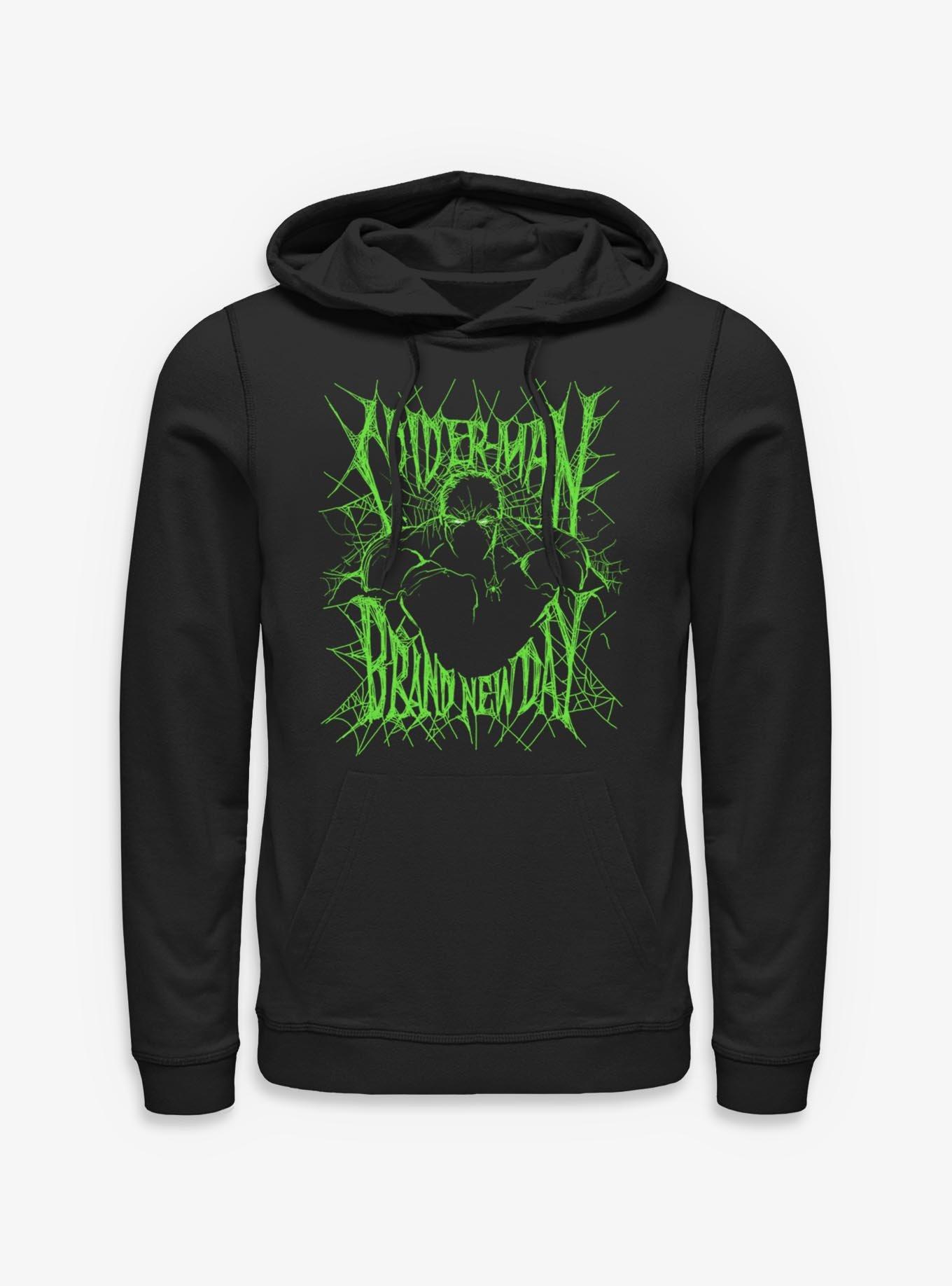 Marvel Spider-Man: Brand New Day Hulk On Web Hoodie Hot Topic Exclusive, , hi-res