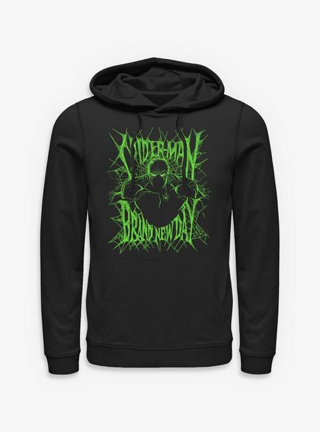 Marvel Spider-Man: Brand New Day Hulk On Web Hoodie Hot Topic Exclusive ...
