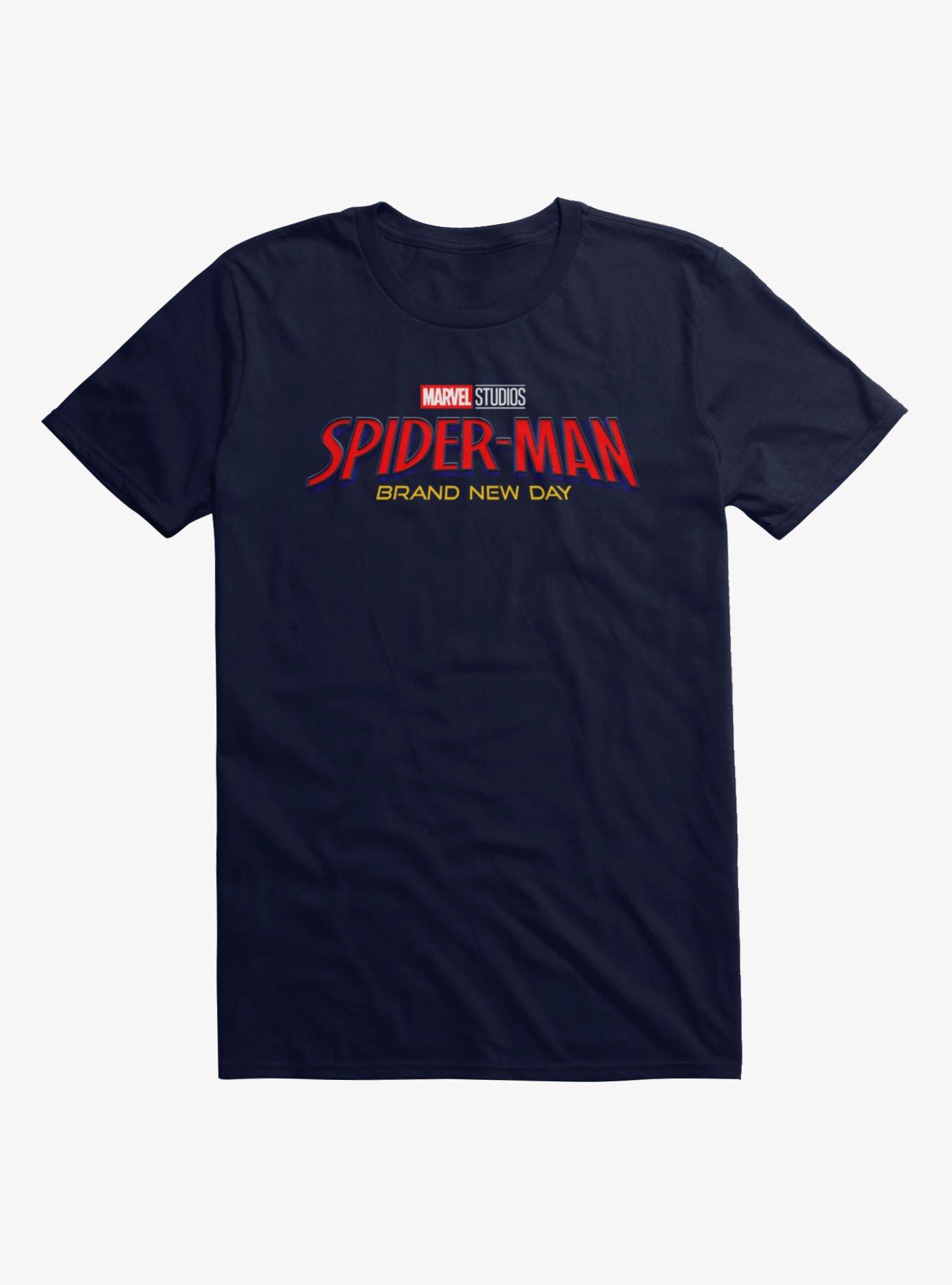 Marvel Spider-Man Brand New Day Full Color Logo Mens T-Shirt, , hi-res
