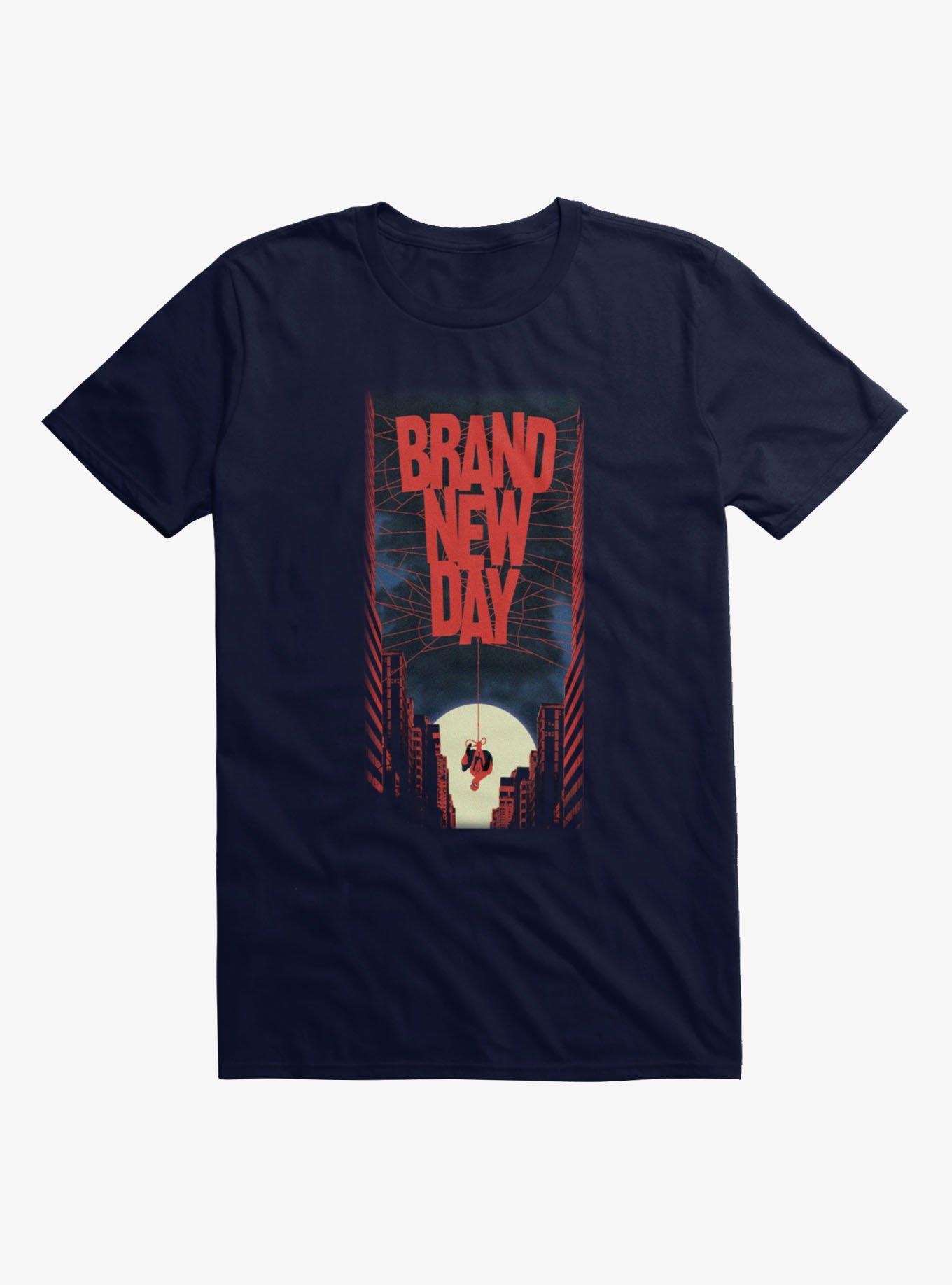 Marvel Spider-Man Brand New Day Web Up The Night Mens T-Shirt, , hi-res
