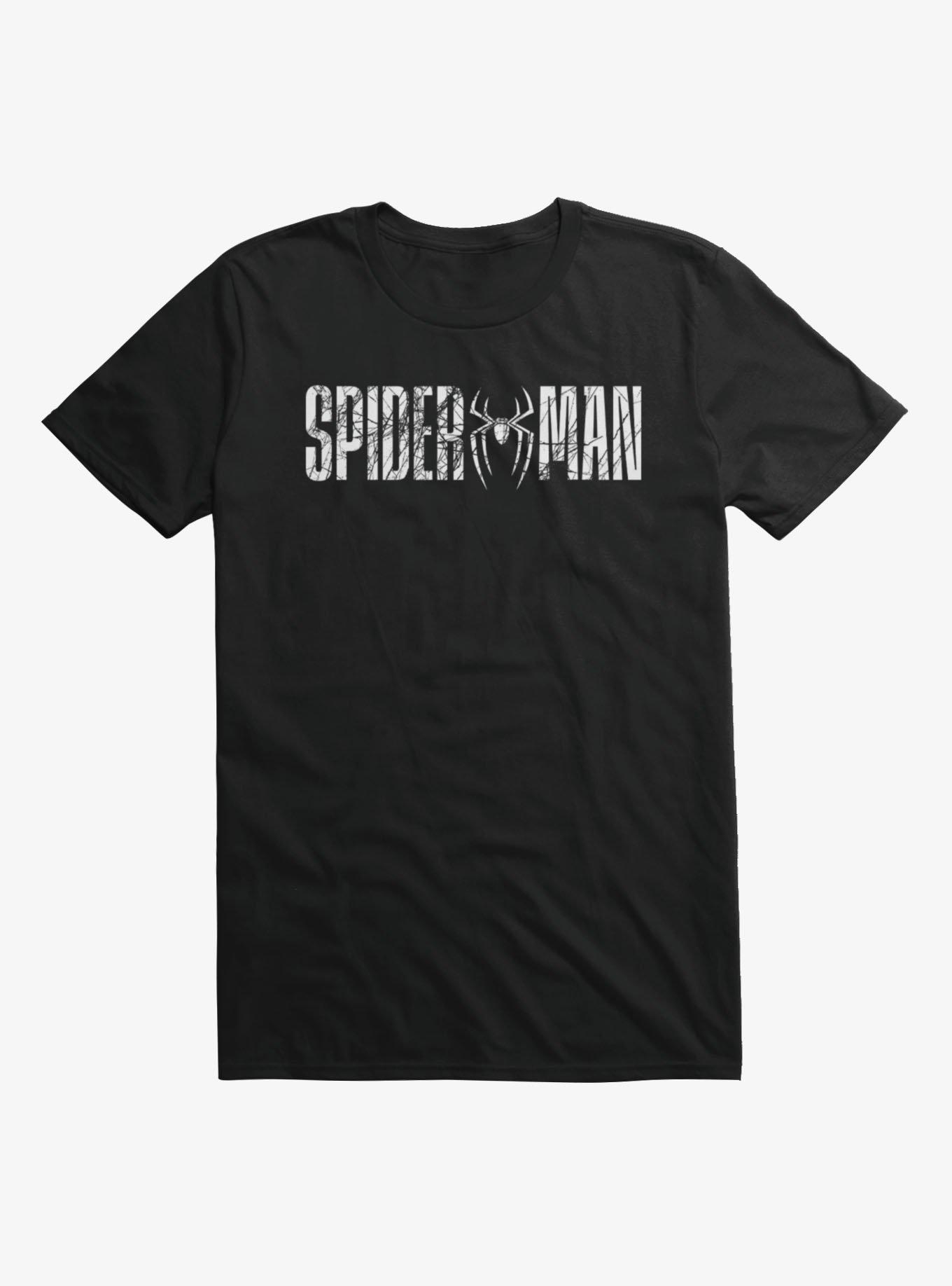 Marvel Spider-Man Brand New Day Web Texture Logo Mens T-Shirt