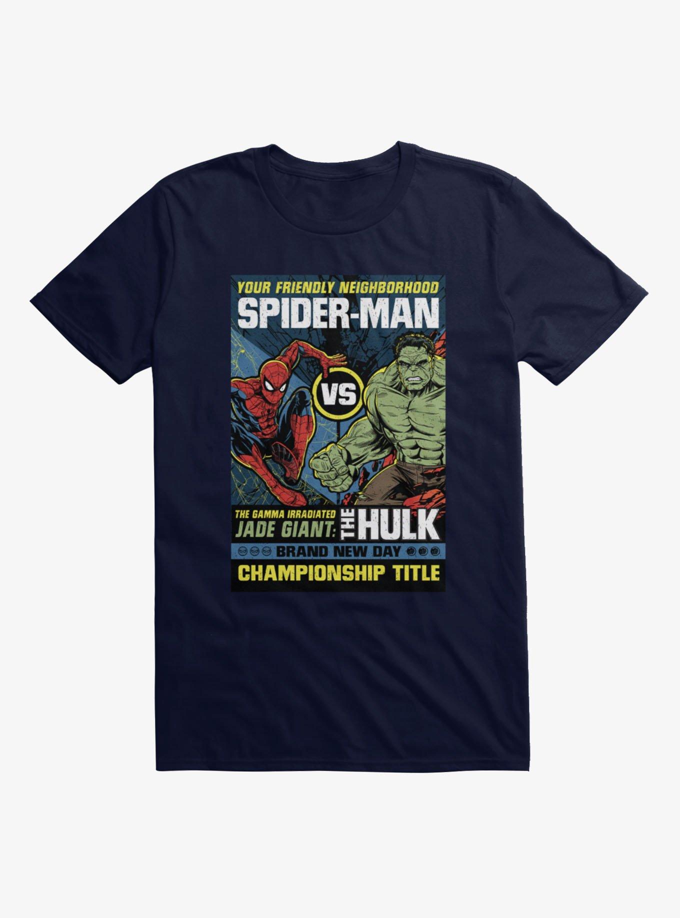 Marvel Spider-Man Brand New Day Hulk Vs Your Friendly Neighborhood Spider-Man Mens T-Shirt, , hi-res