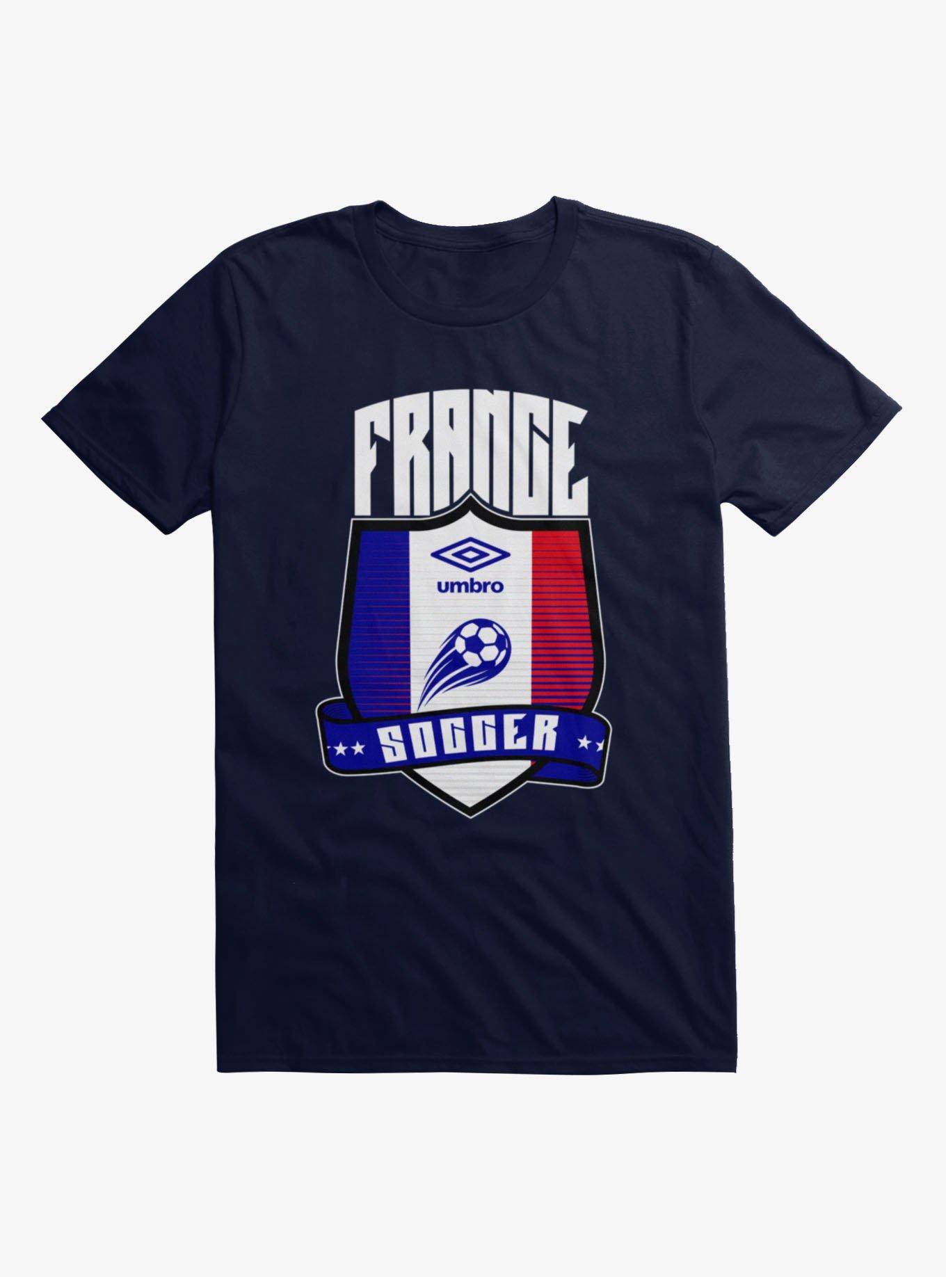Umbro Soccer France Ribbon Shield Crest T-Shirt, , hi-res