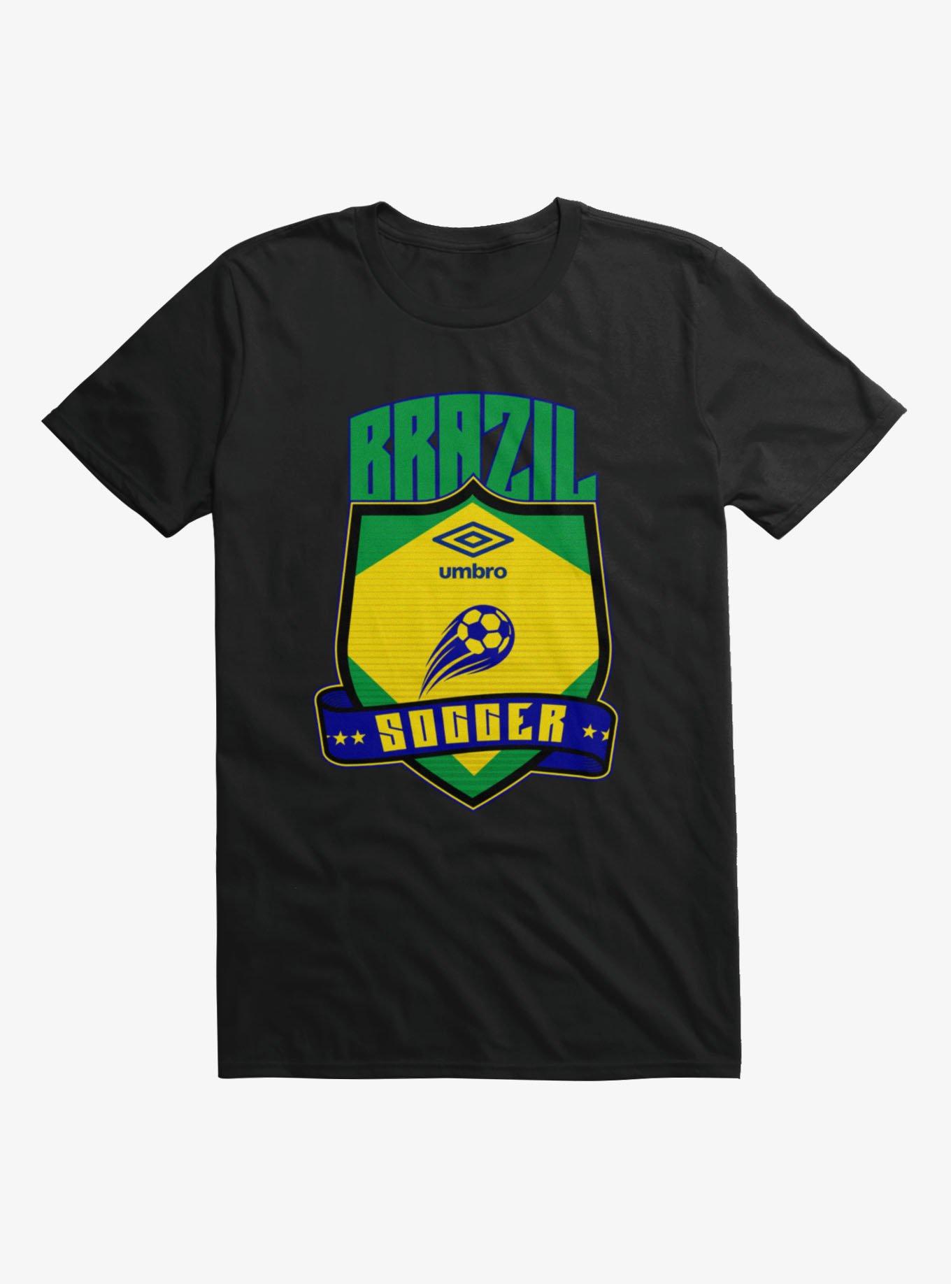 Umbro Soccer Brazil Ribbon Shield Crest T-Shirt, , hi-res
