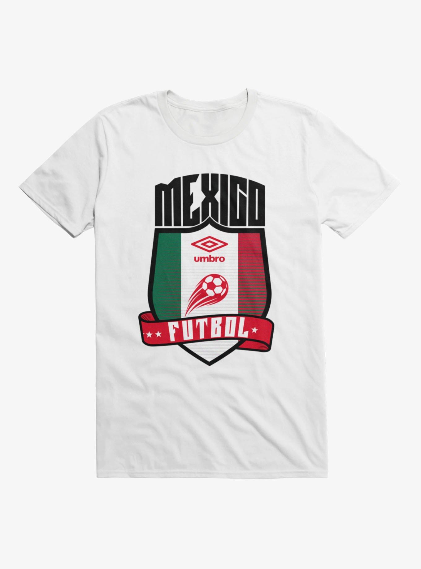 Umbro Futbol Mexico Ribbon Shield Crest T-Shirt, , hi-res