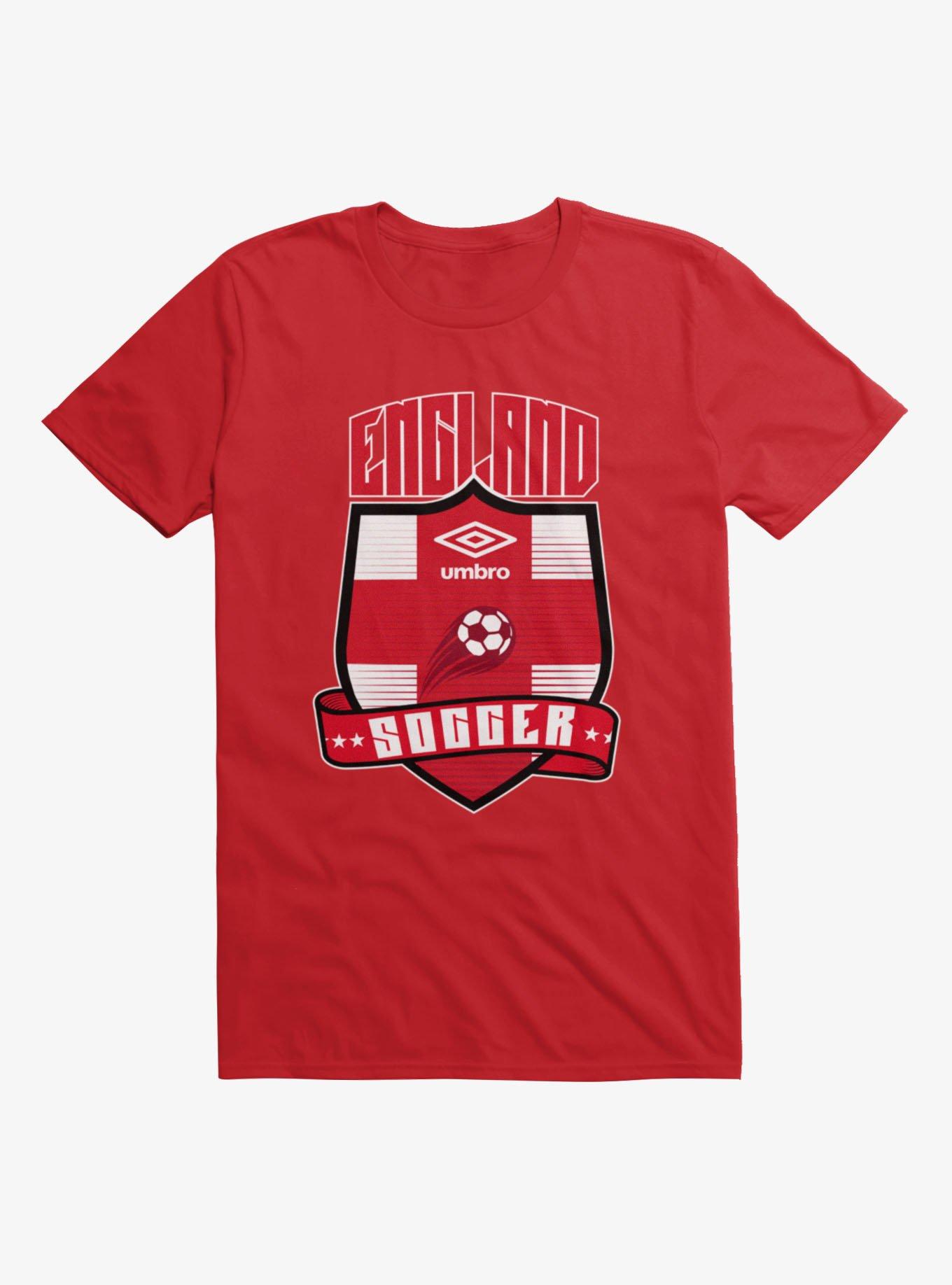 Umbro Soccer England Ribbon Shield Crest T-Shirt, , hi-res