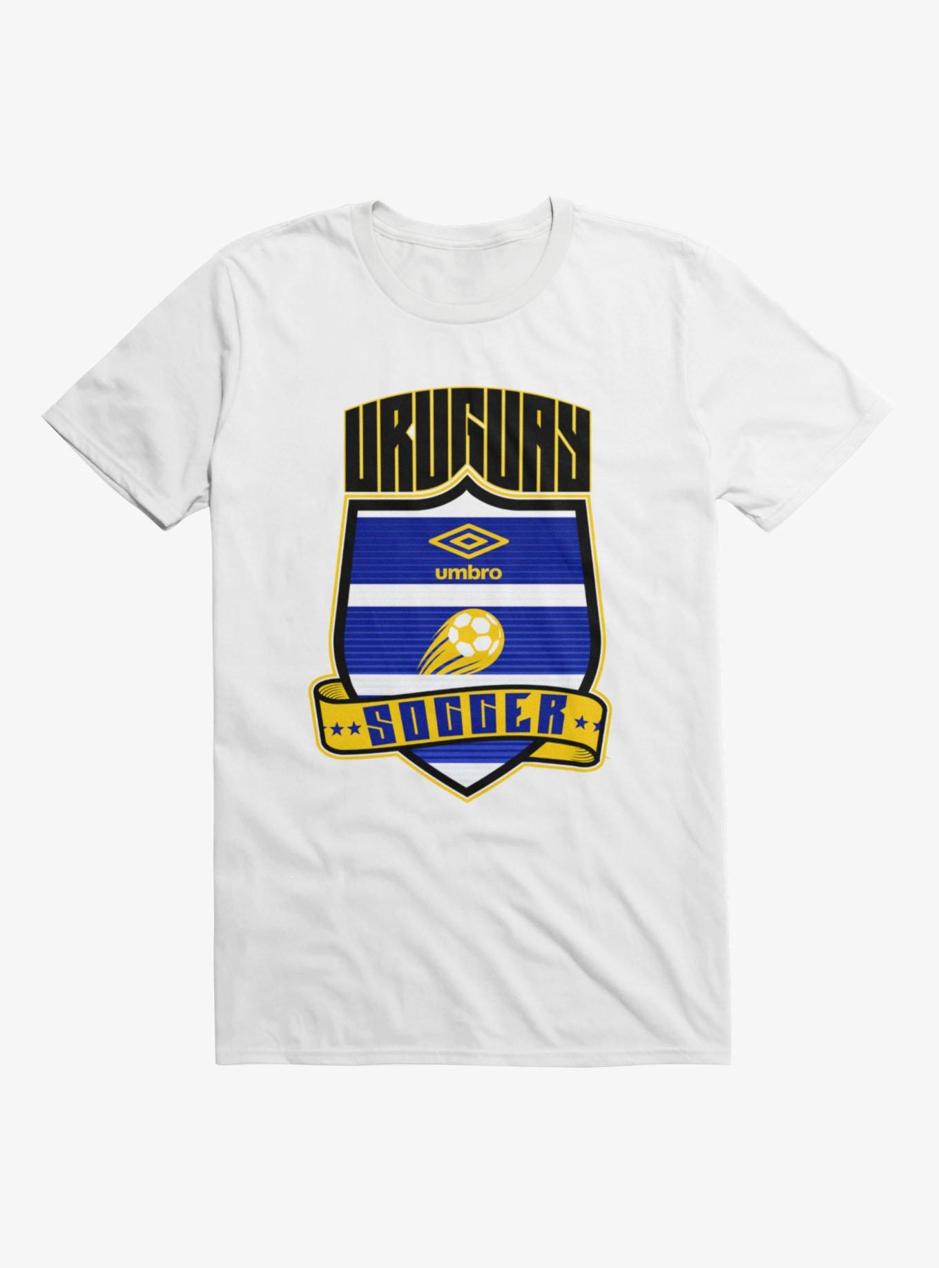 Umbro Soccer Uruguay Ribbon Shield Crest T-Shirt, , hi-res