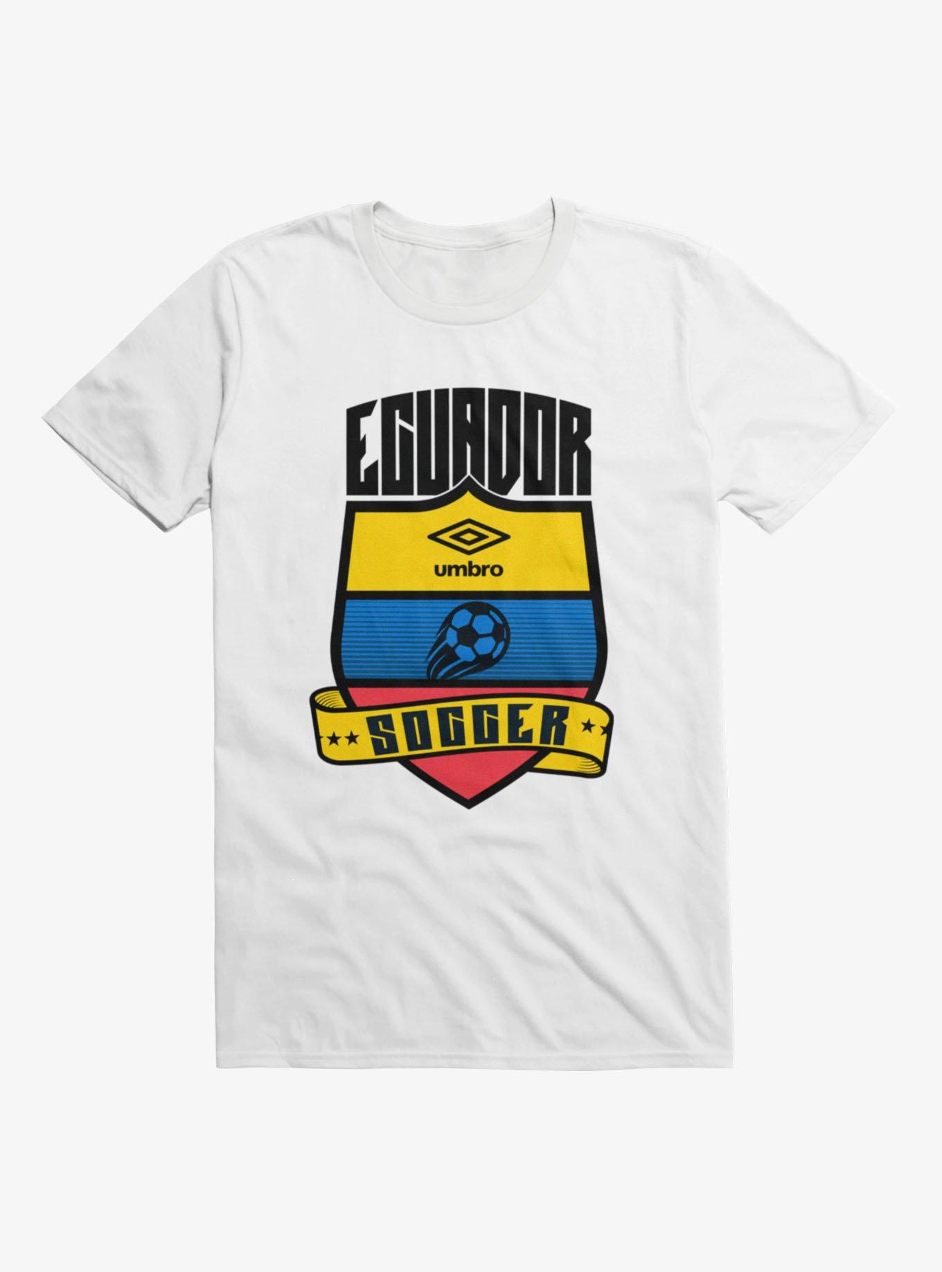 Umbro Soccer Ecuador Ribbon Shield Crest T-Shirt, , hi-res