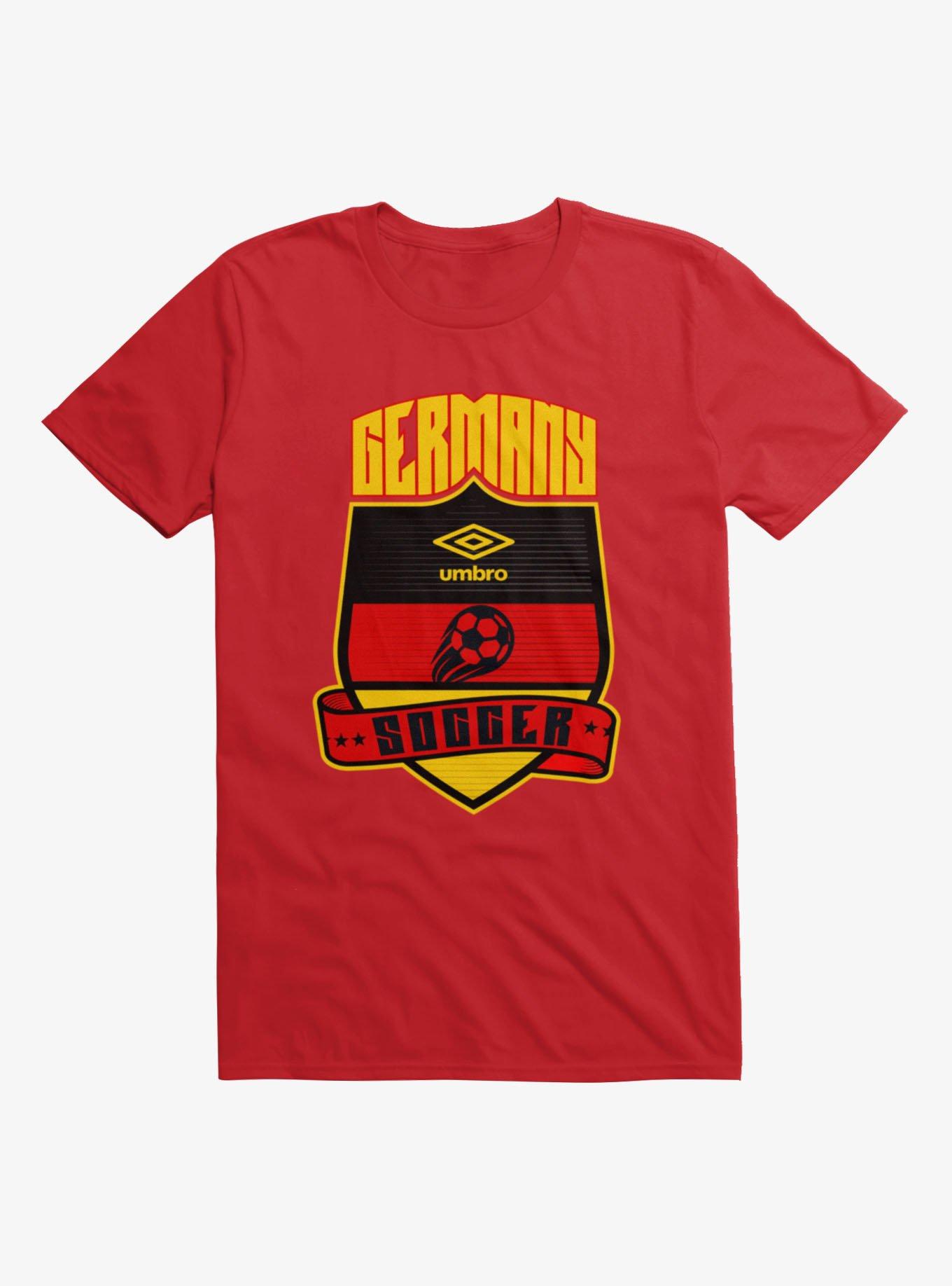 Umbro Soccer Germany Ribbon Shield Crest T-Shirt, , hi-res