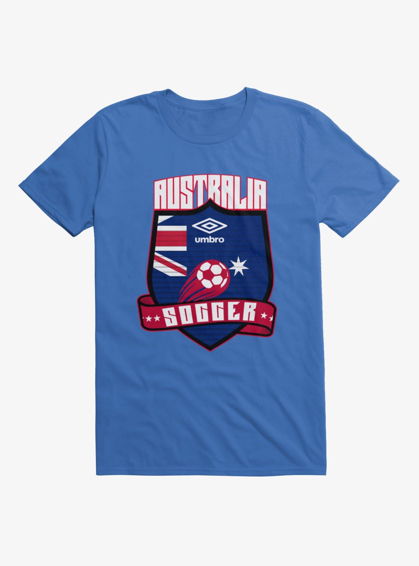 Umbro Soccer Australia Ribbon Shield Crest T-Shirt, , hi-res