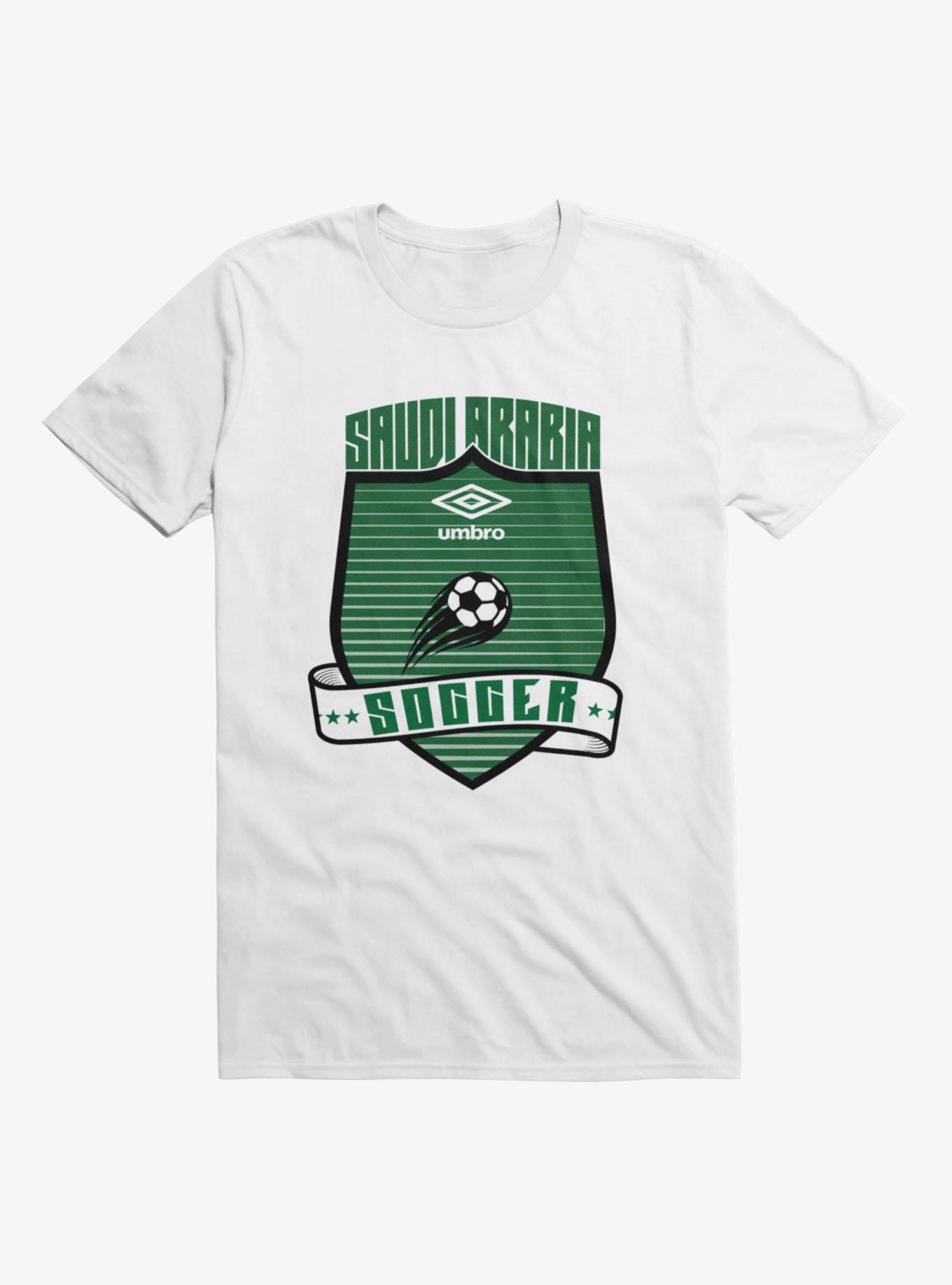 Umbro Soccer Saudi Arabia Ribbon Shield Crest T-Shirt, , hi-res