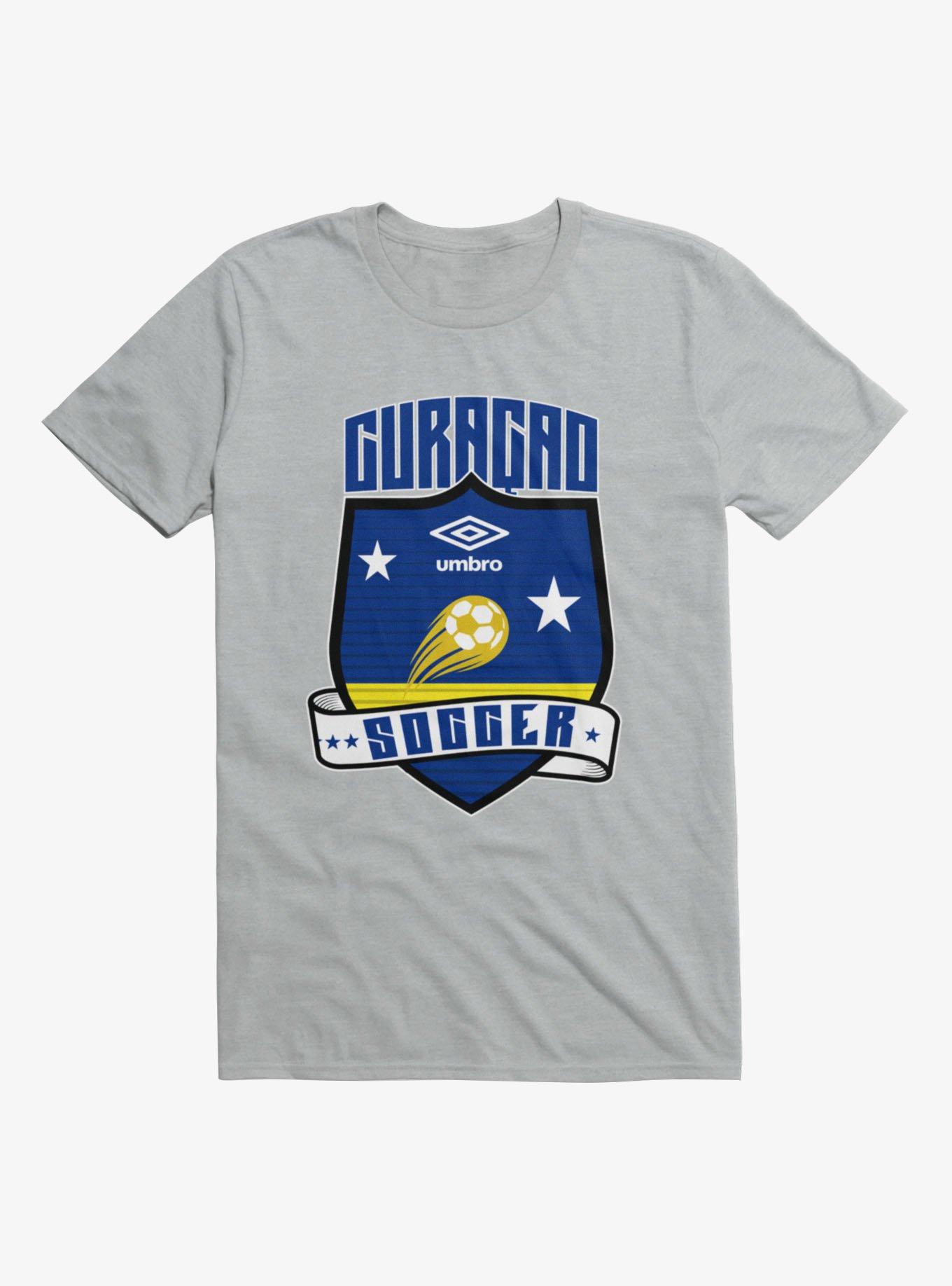 Umbro Soccer Curacao Ribbon Shield Crest T-Shirt, , hi-res