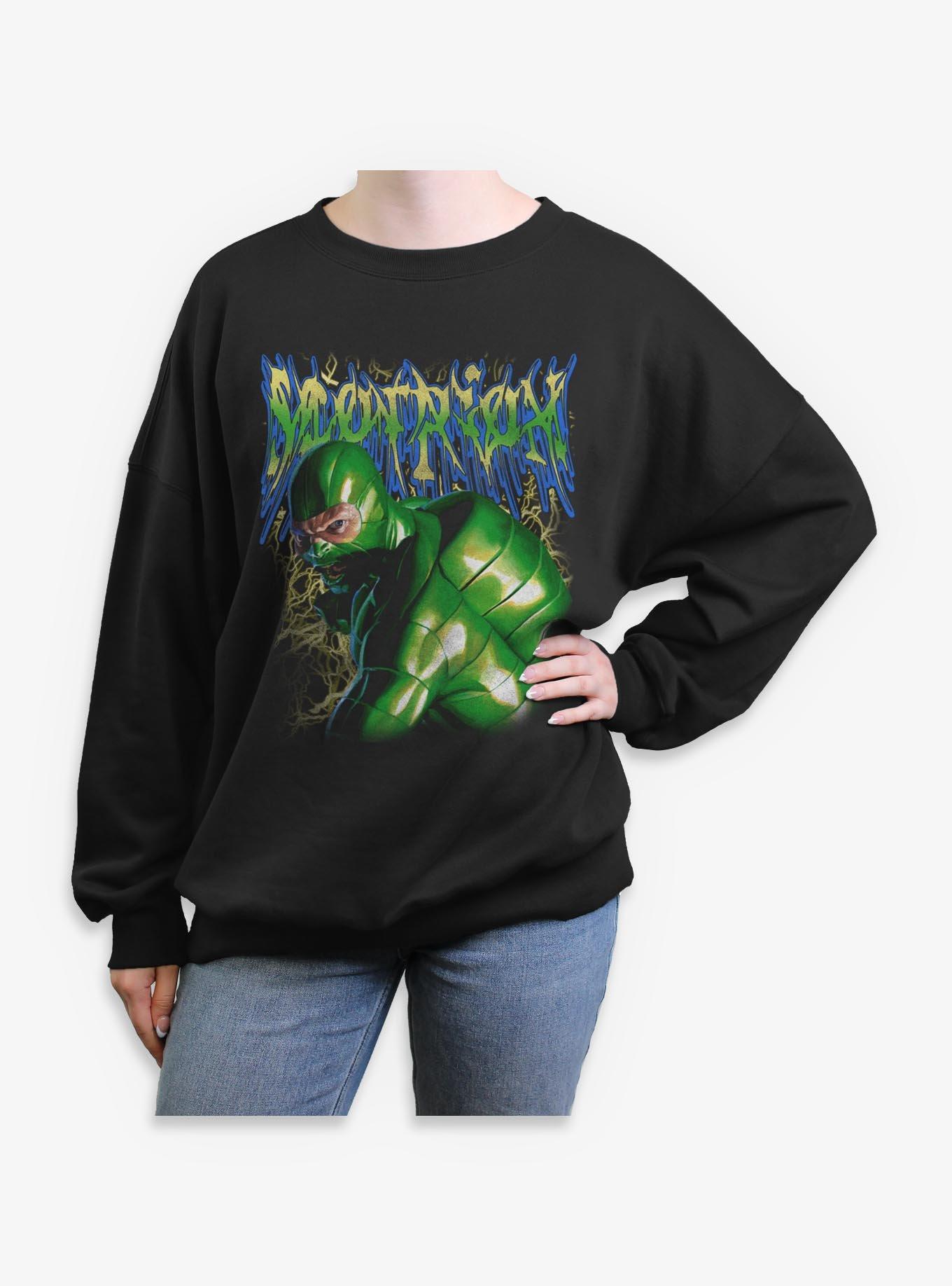 Marvel Venom  Scorpion Lightning Womens Oversized Sweatshirt Box Lunch Exclusives, , hi-res