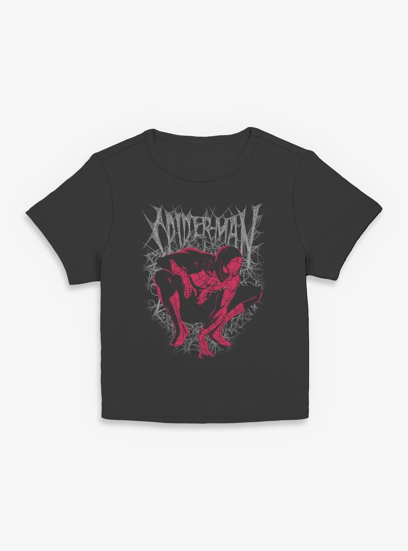 Marvel Spider-Man: Brand New Day  Spider In The Shadows Womens Baby Tee Box Lunch Exclusives, , hi-res
