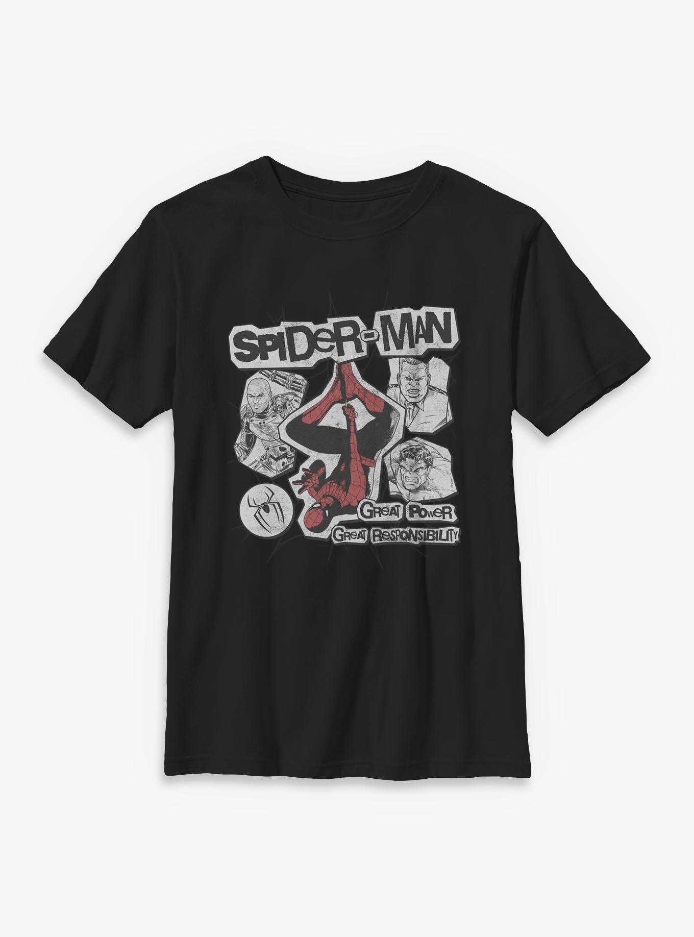Marvel Spider-Man: Brand New Day  Great Power Great Responsibility Youth T-Shirt Box Lunch Exclusives, , hi-res