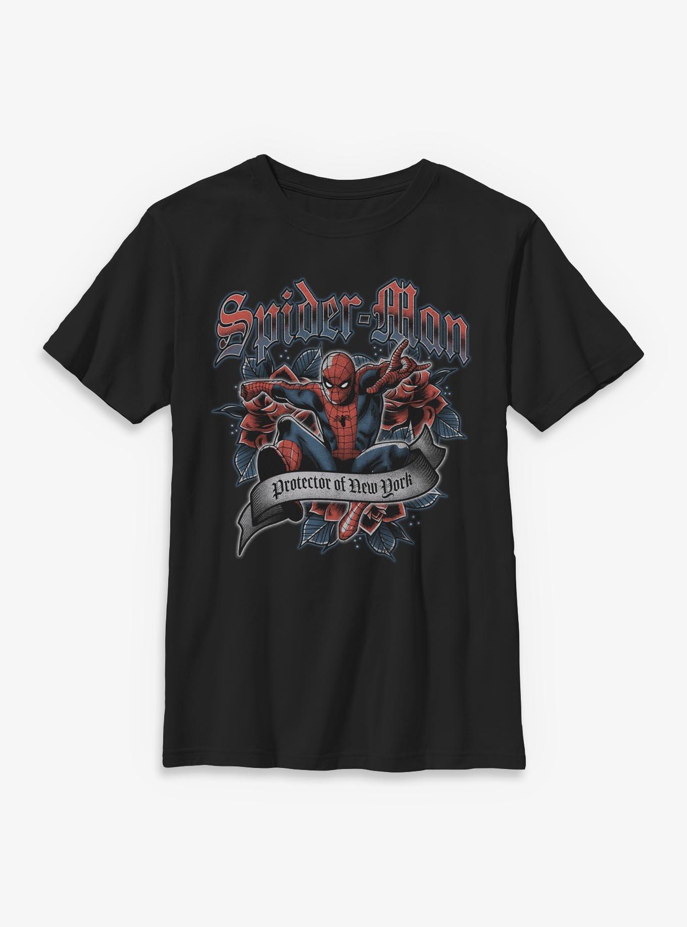 Marvel Venom  Spider Man Tattoo Youth T-Shirt Box Lunch Exclusives, , hi-res