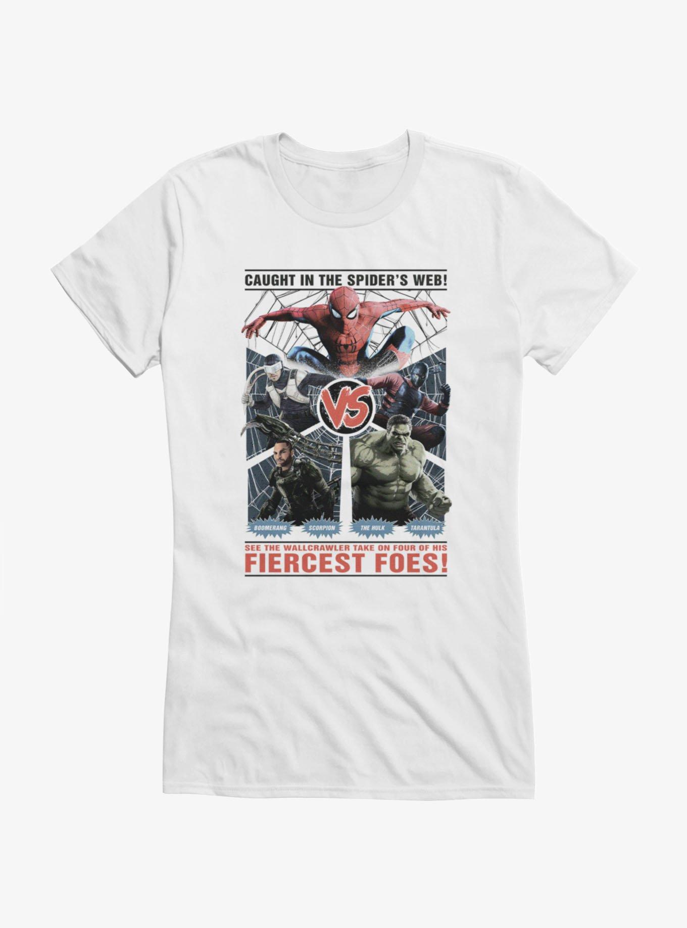 Marvel Spider-Man Brand New Day Caught In The Web Of Foes Girls T-Shirt, , hi-res