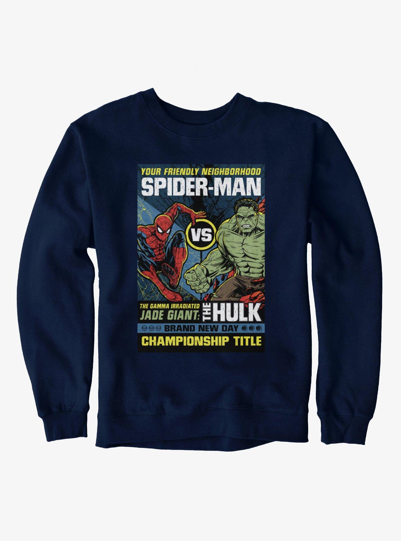 Marvel Spider-Man Brand New Day Hulk Vs Your Friendly Neighborhood Spider-Man Mens Sweatshirt, , hi-res