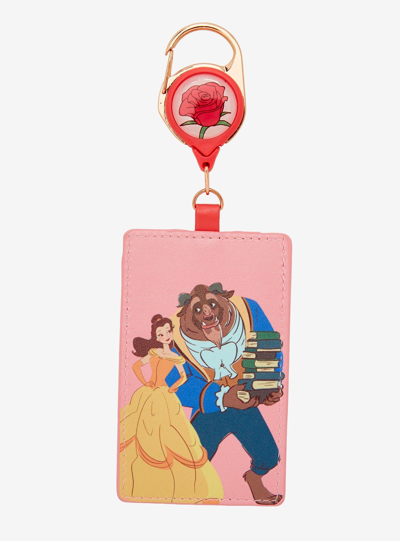 Disney Beauty and The Beast Belle & Beast Retractable Lanyard