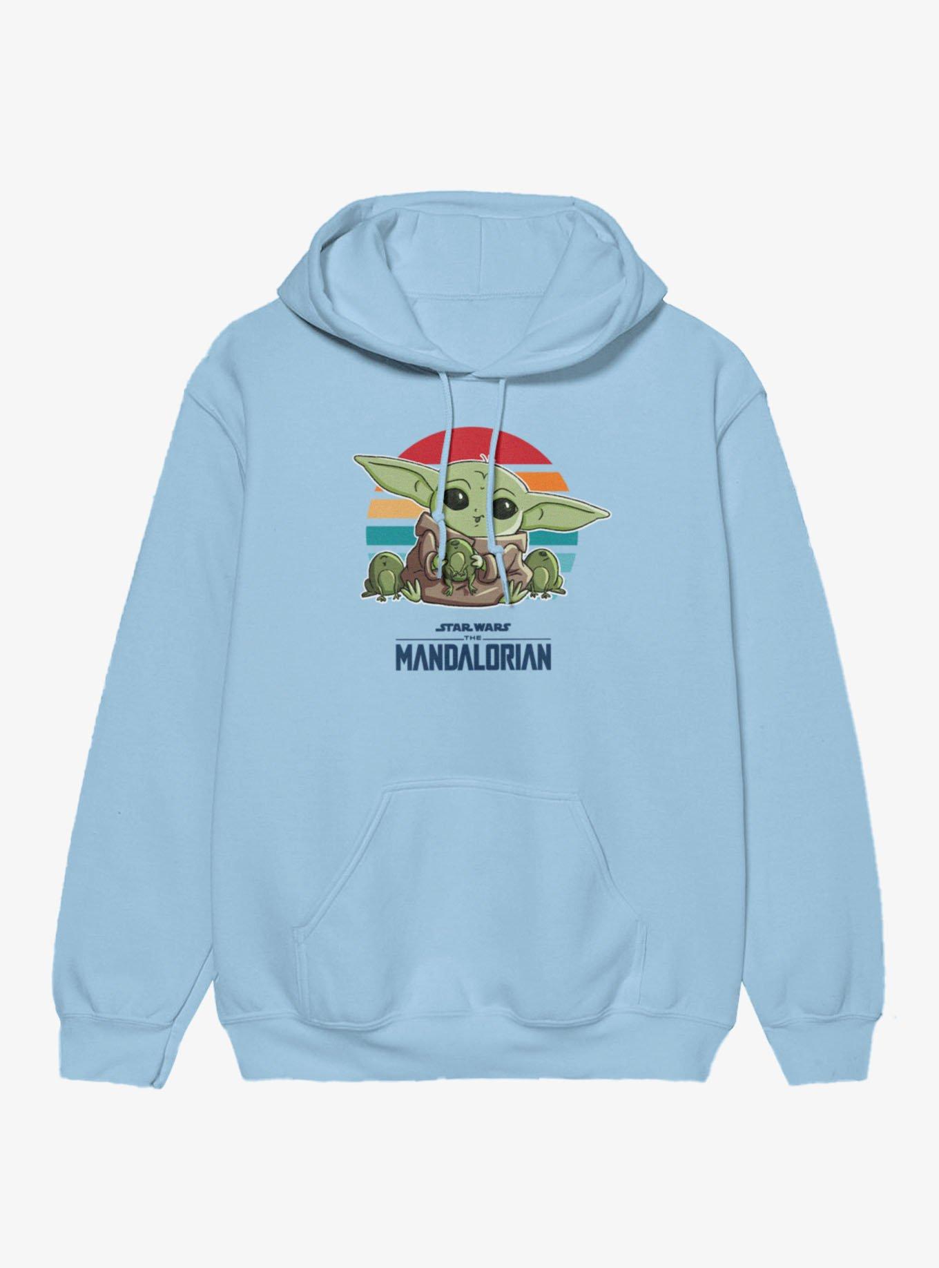 Star Wars The Mandalorian Grogu And Frogs Snacks Hoodie, , hi-res