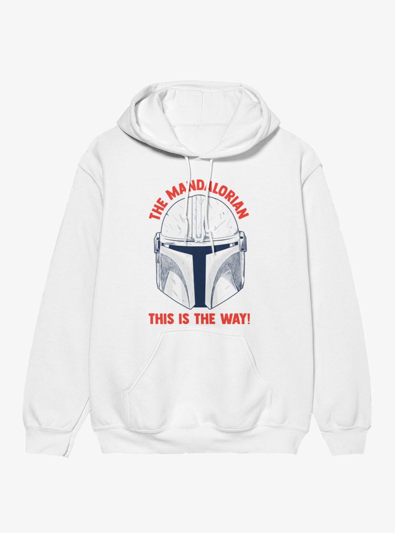 Star Wars The Mandalorian This Is The Way Helmet Sketch Hoodie