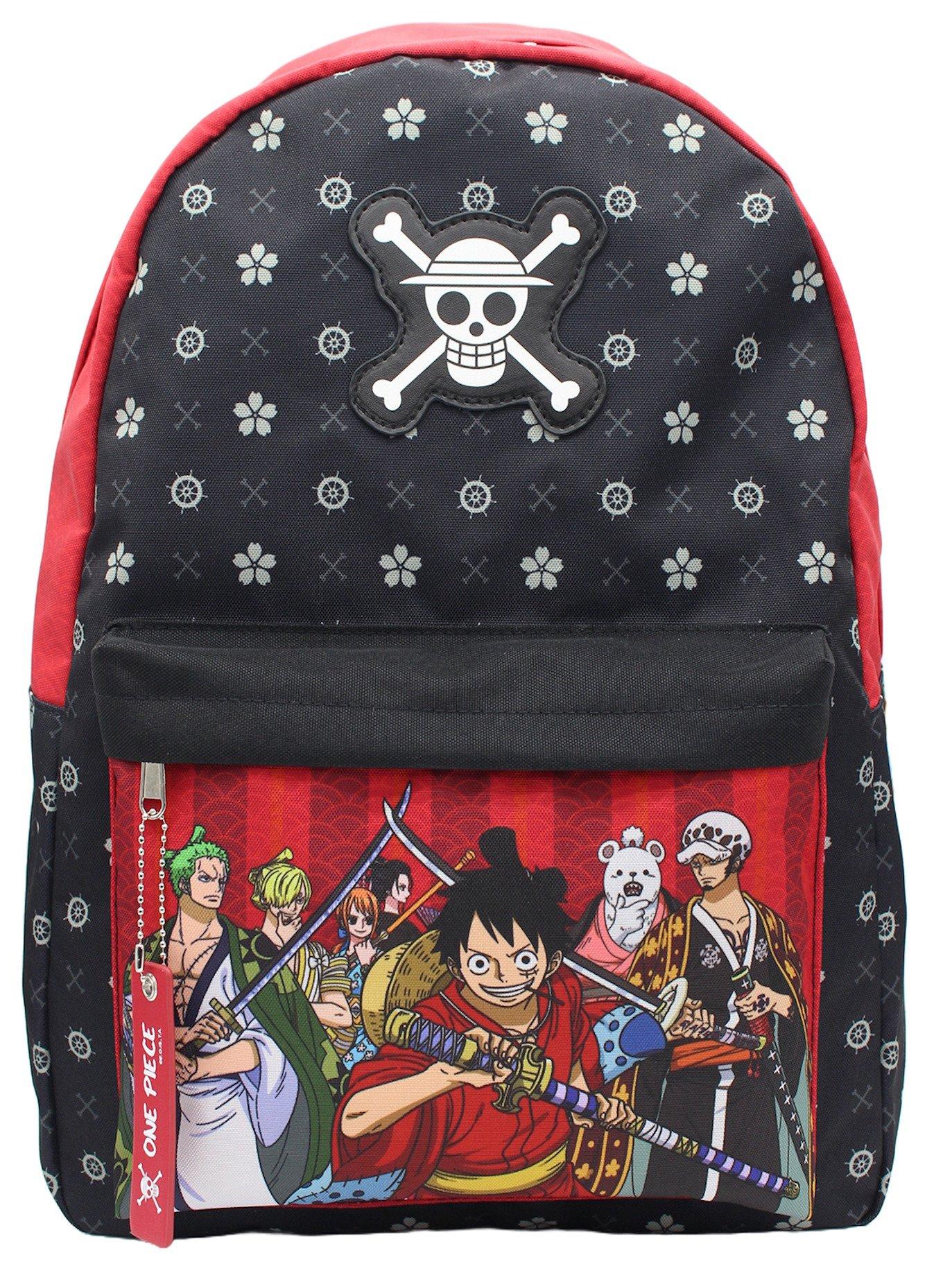 One Piece One Piece Wano Country Group Red Backpack, , hi-res
