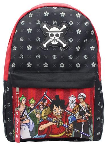 One Piece One Piece Wano Country Group Red Backpack | BoxLunch
