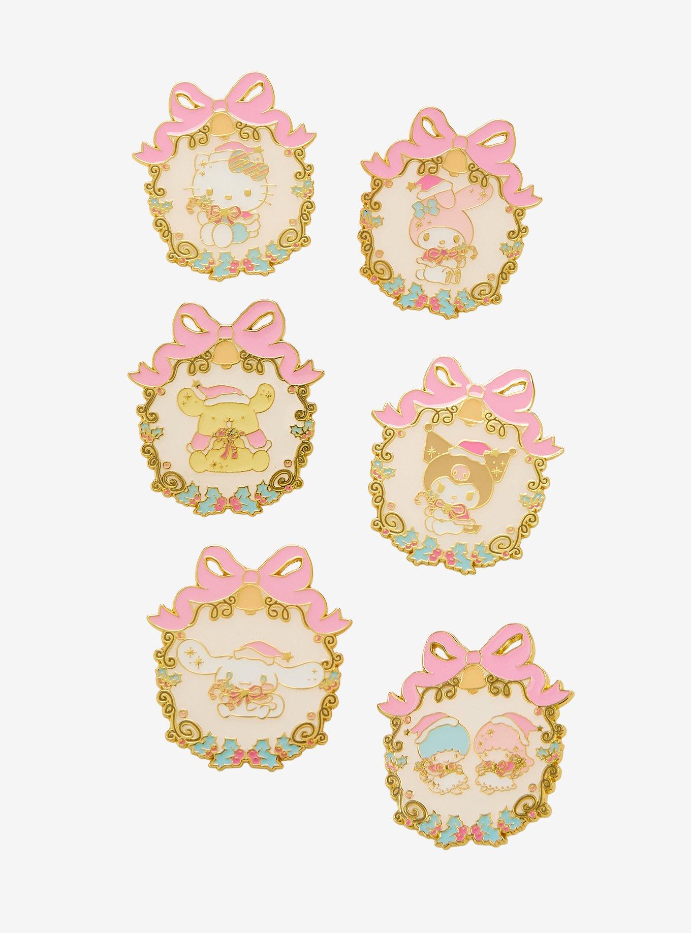 Hello Kitty And Friends Pastel Wreath Blind Box Enamel Pin Hot Topic Exclusive