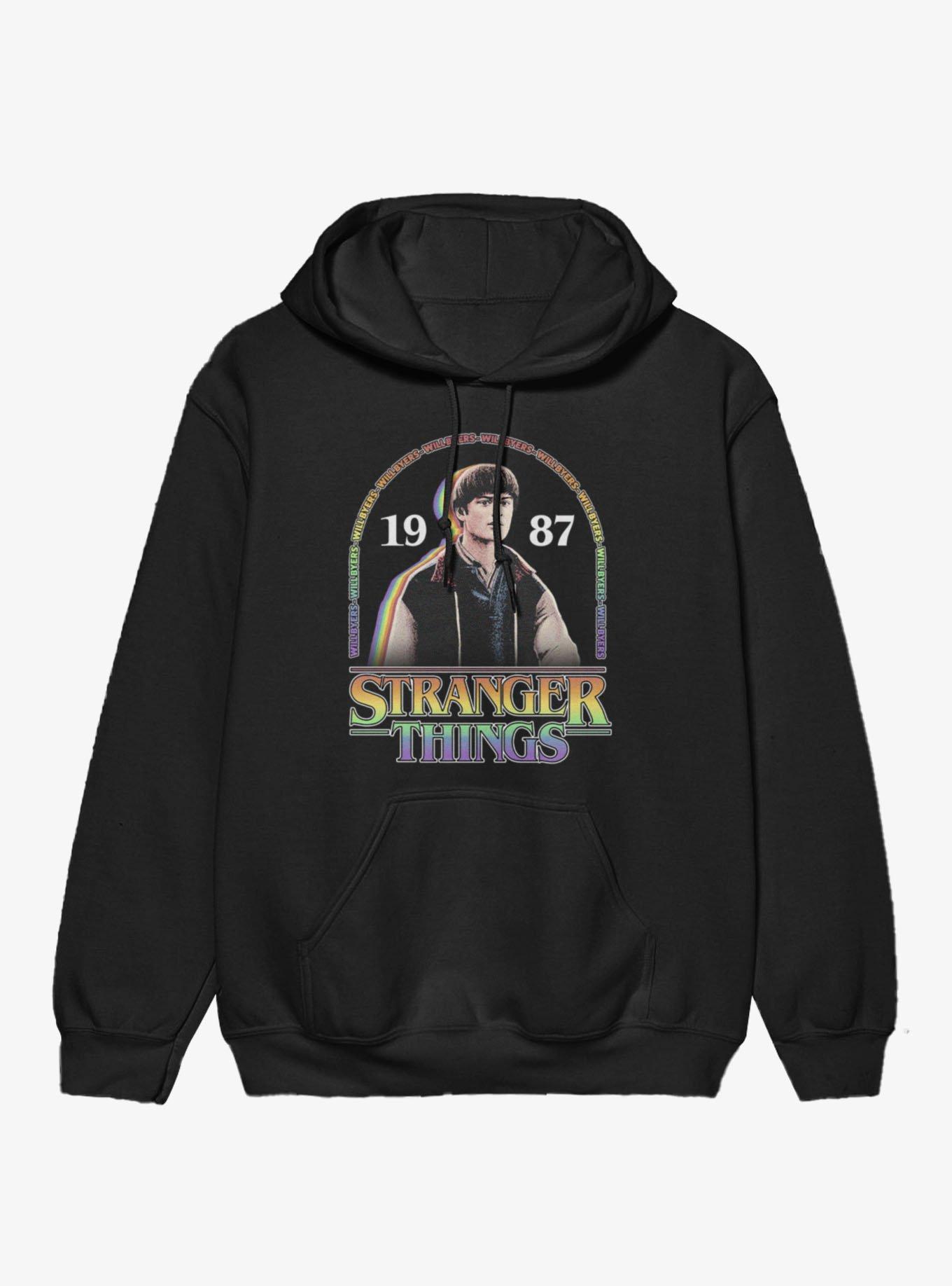 Stranger Things Will Byers 1987 Rainbow Arch Hoodie, , hi-res