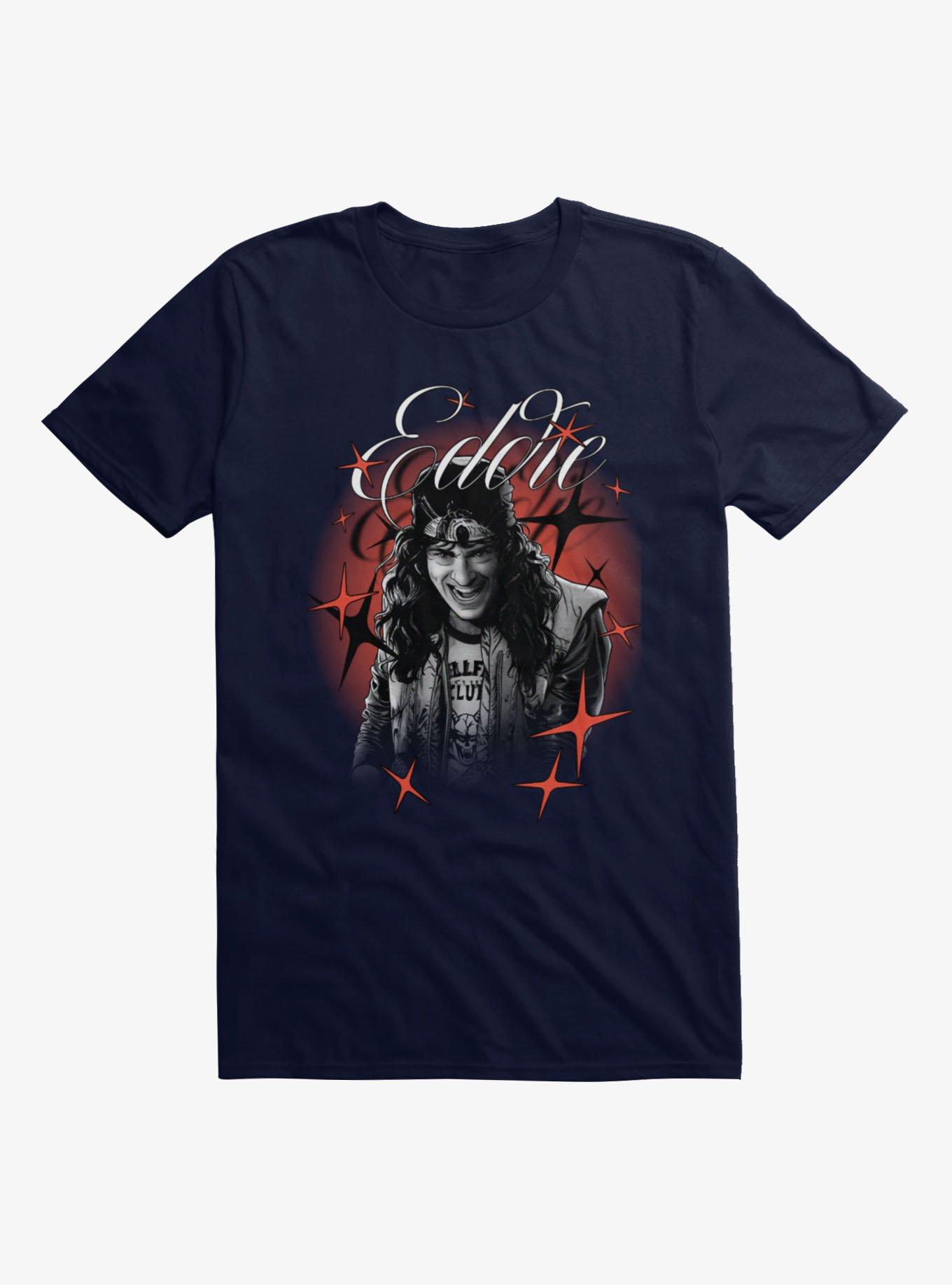 Stranger Things Eddie Airbrush Stars T-Shirt, , hi-res