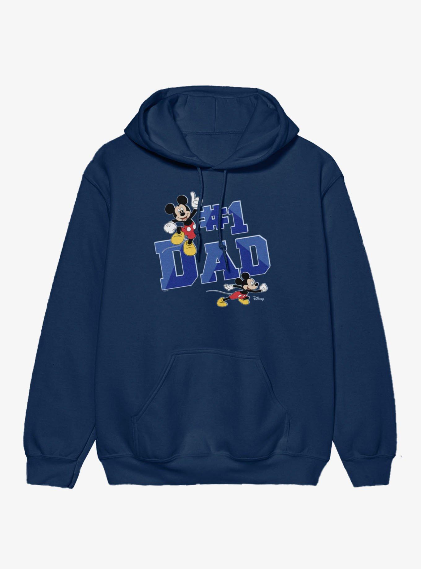 Disney Mickey Mouse Number 1 Dad Hoodie, , hi-res