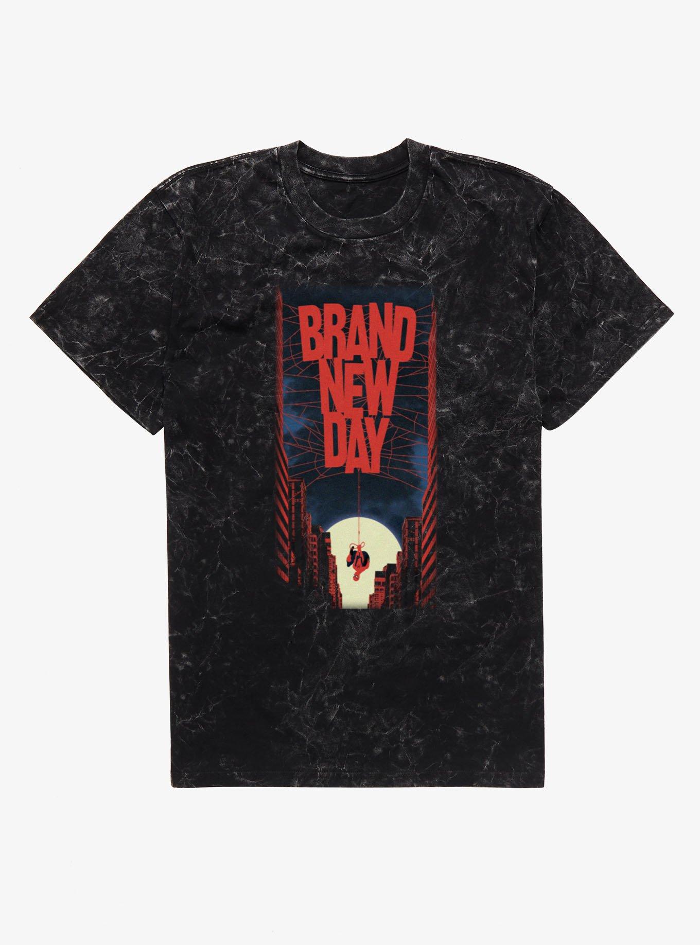 Marvel Spider-Man Brand New Day Web Up The Night Mens T-Shirt, , hi-res