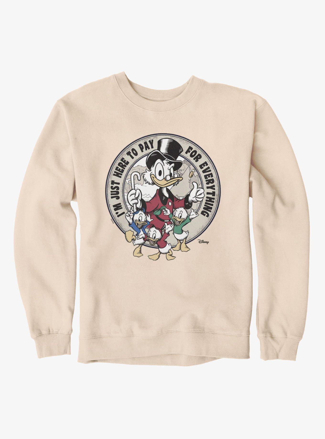 Disney Ducktales Here To Pay Scrooge McDuck Sweatshirt, , hi-res