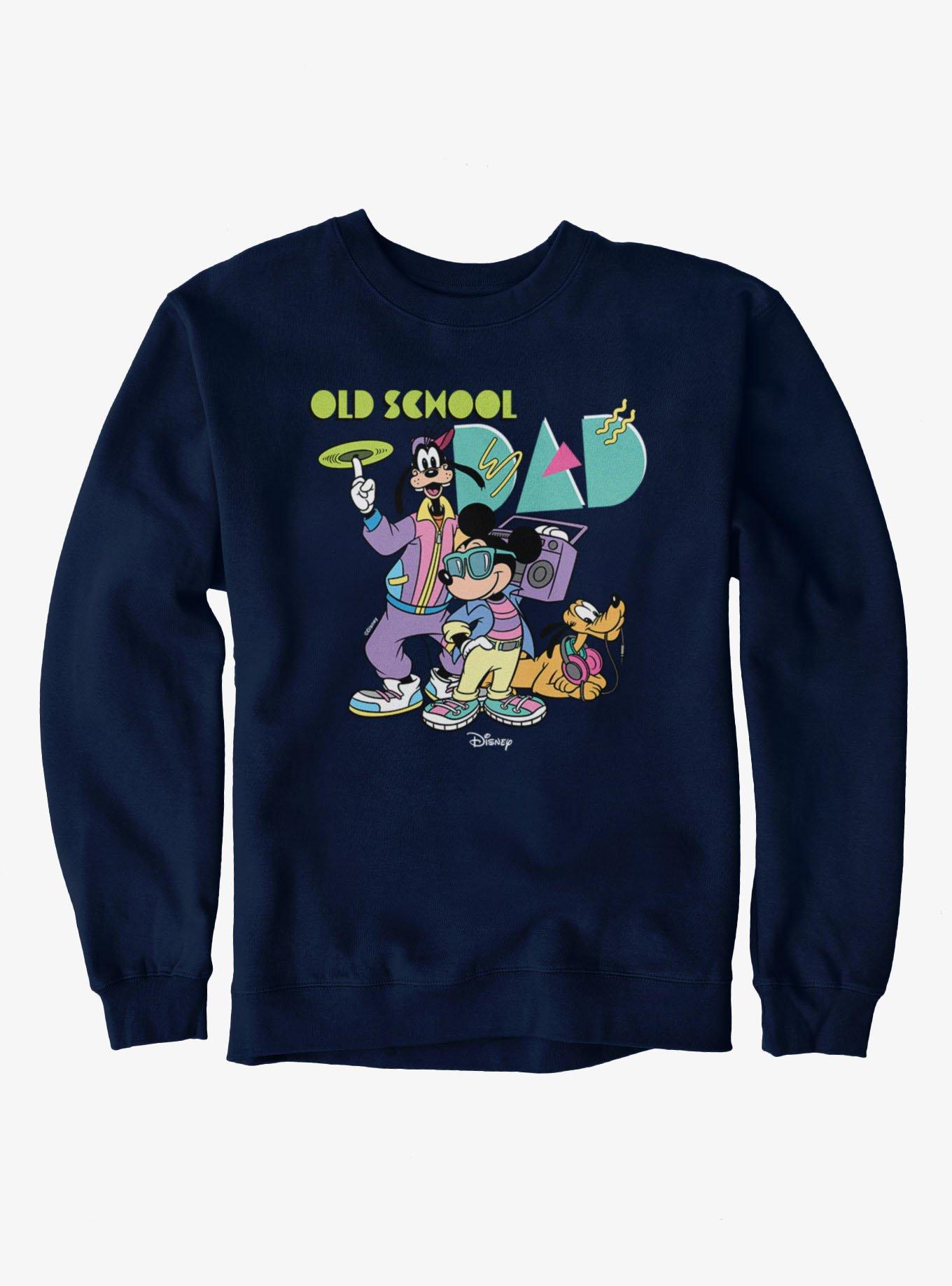 Disney Mickey And Friends Old School 90s Dad Sweatshirt, , hi-res