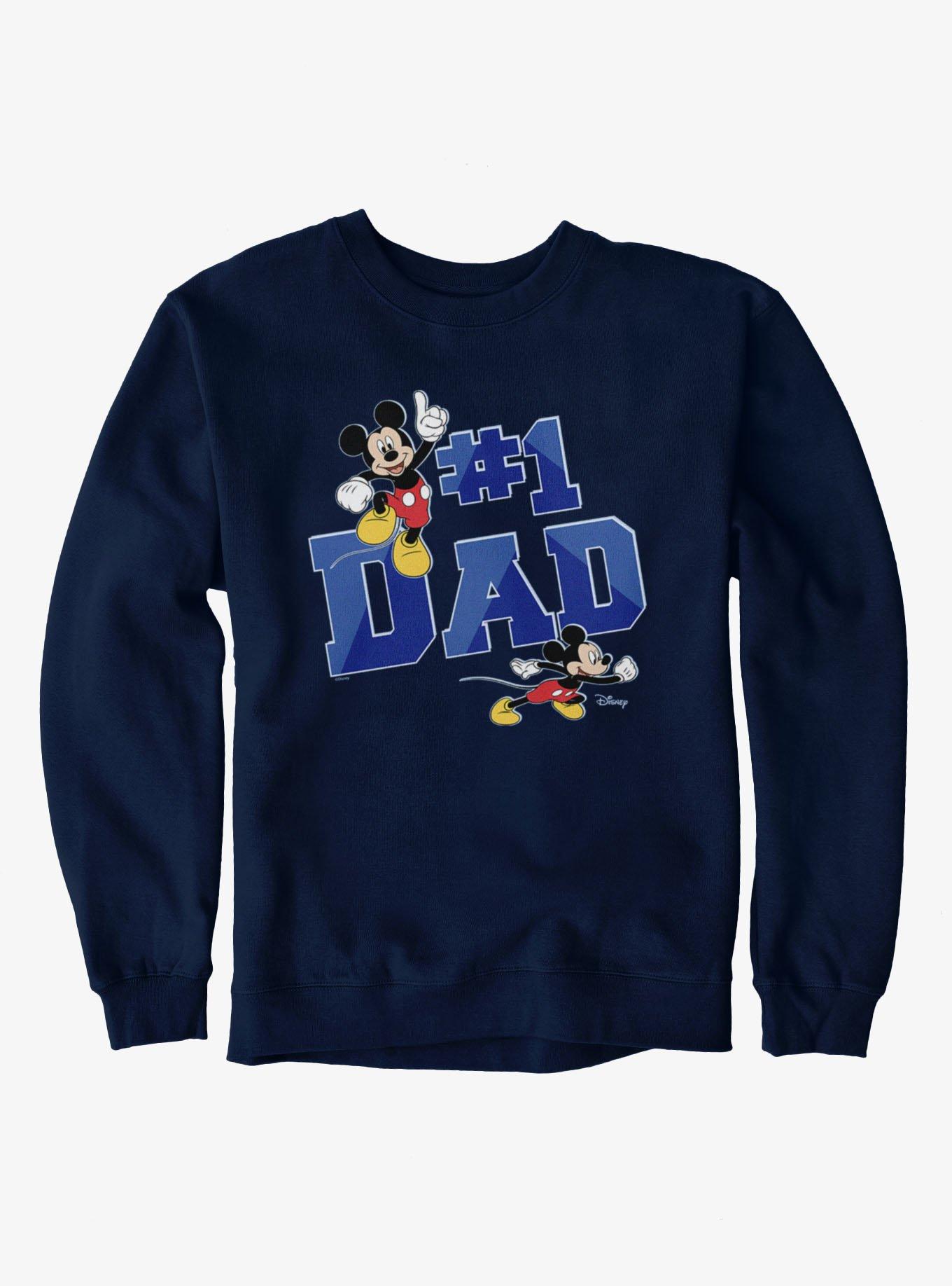 Disney Mickey Mouse Number 1 Dad Sweatshirt, , hi-res