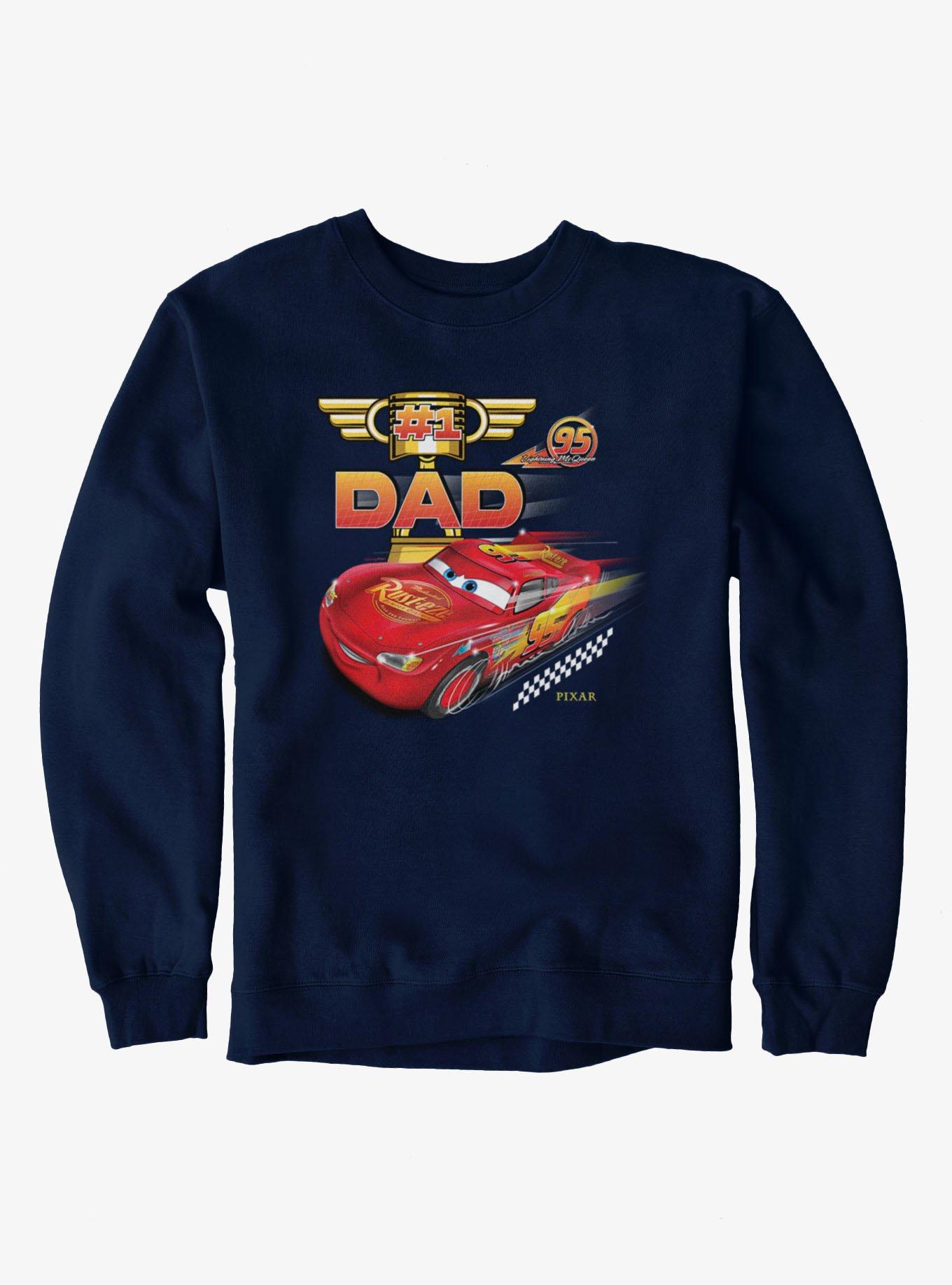 Disney Pixar Cars Number 1 Dad Lightning McQueen Sweatshirt, , hi-res