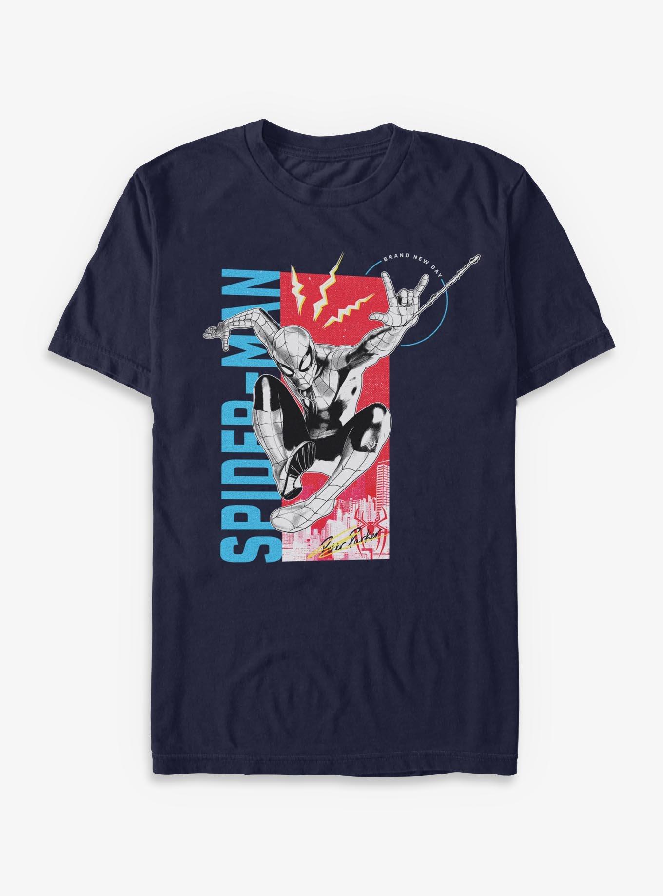 Marvel SpiderMan Brand New Day Spider Web Swinger TShirt