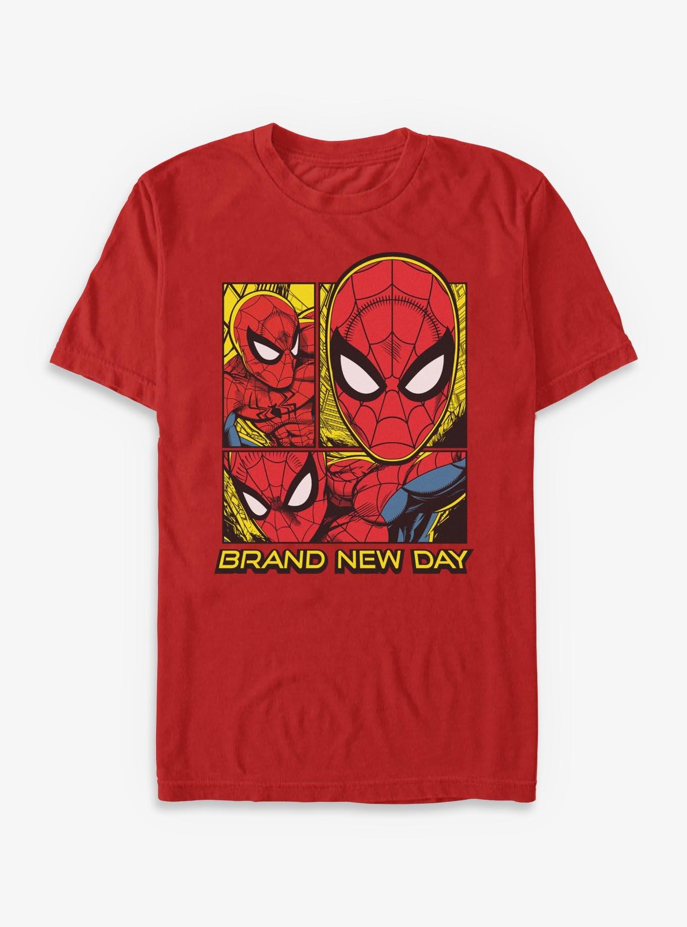 Marvel SpiderMan Brand New Day SpiderMan Panels TShirt