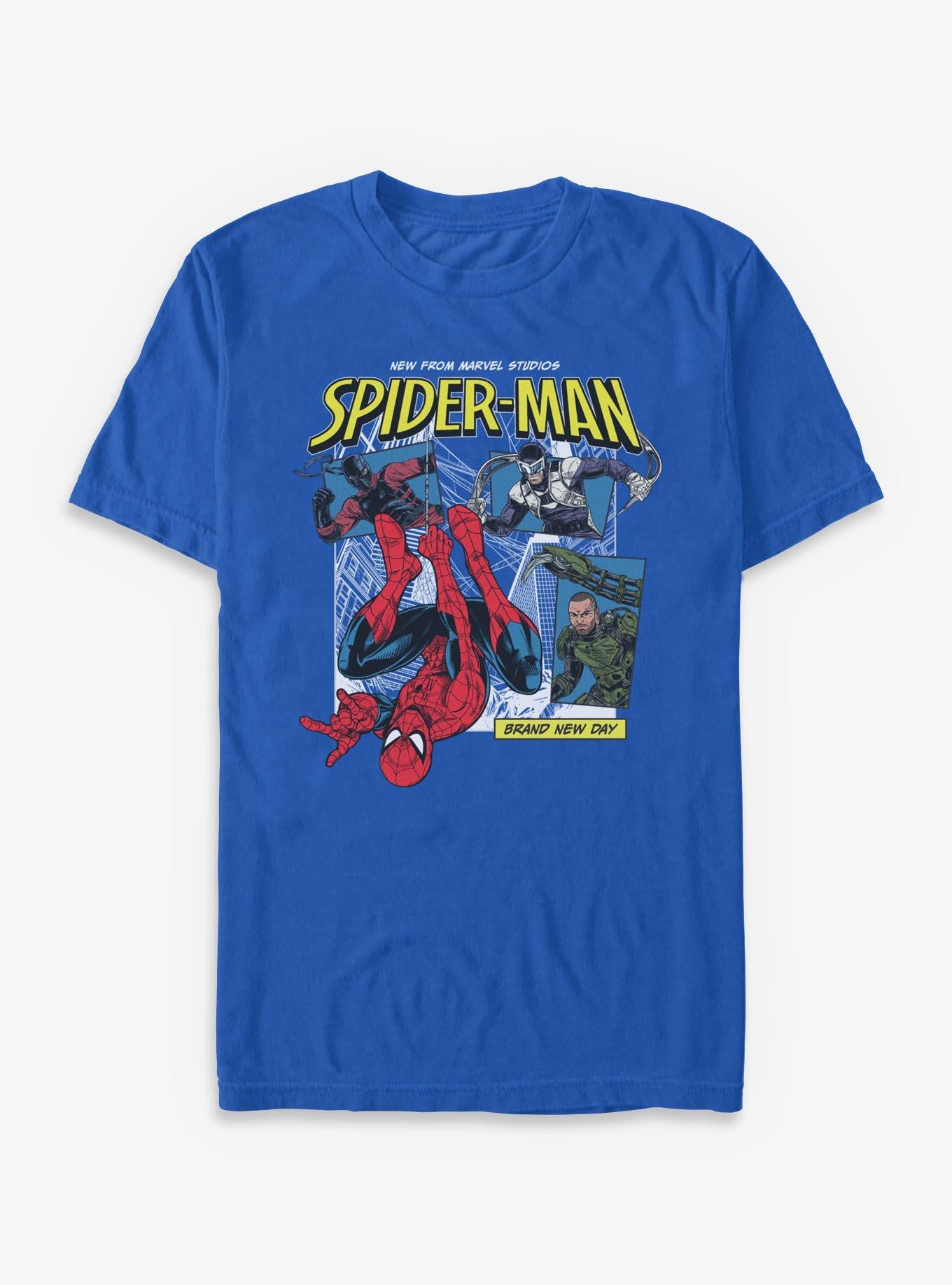 Marvel Spider-Man: Brand New Day Poster Panels T-Shirt, , hi-res