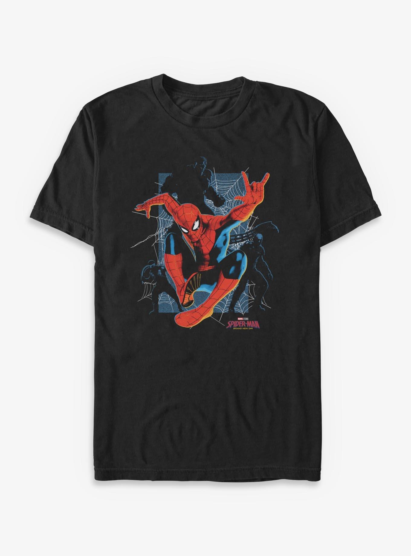 Marvel Spider-Man: Brand New Day Spider-Man And Villains Silhouettes T-Shirt, , hi-res