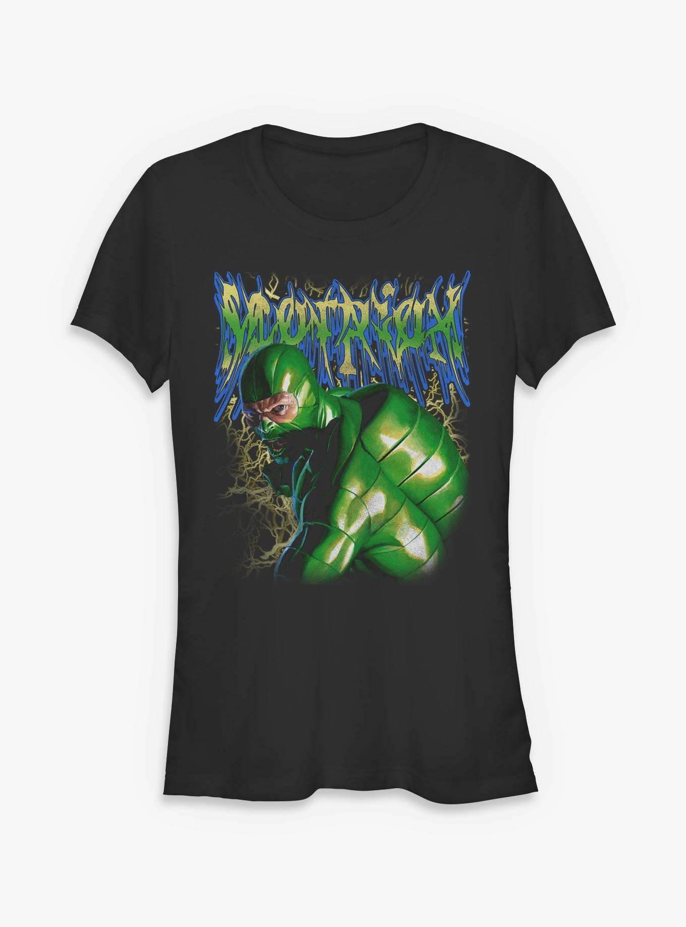 Marvel Spider-Man Scorpion Lightning Girls T-Shirt Hot Topic Exclusive, , hi-res