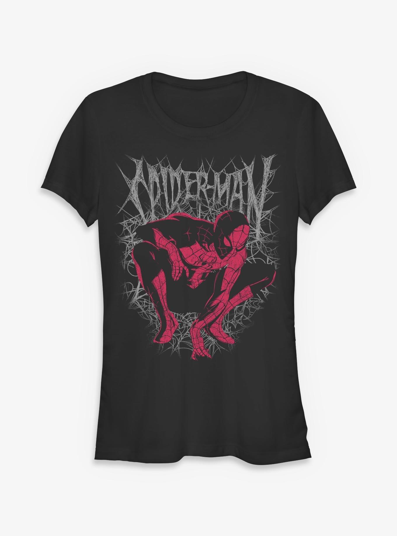 Marvel Spider-Man: Brand New Day In The Shadows Girls T-Shirt Hot Topic Exclusive, , hi-res