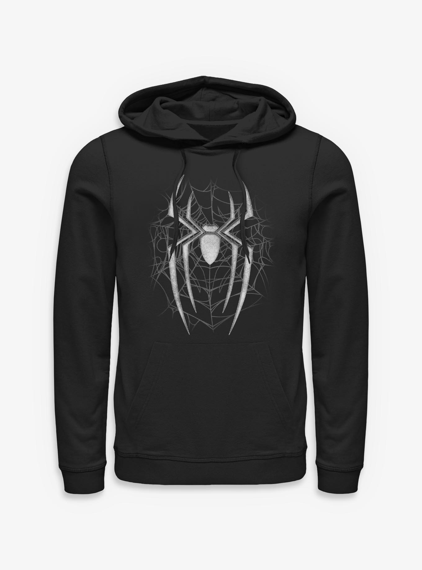 Marvel Spider-Man: Brand New Day Dark Spiderweb Hoodie Hot Topic Exclusive, , hi-res