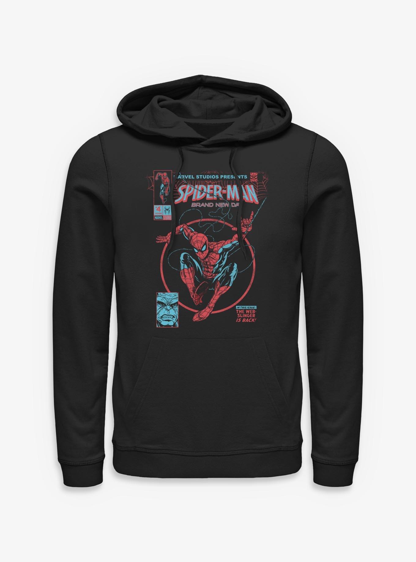 Marvel Spider-Man: Brand New Day Web Slinger Hoodie Hot Topic Exclusive, , hi-res