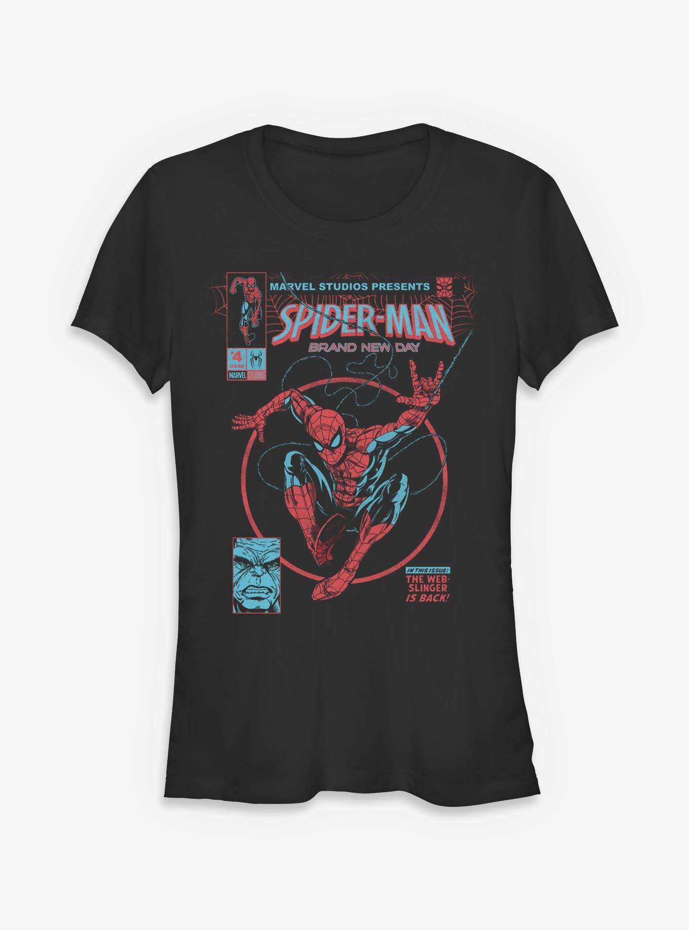 Marvel Spider-Man: Brand New Day Web Slinger Girls T-Shirt Hot Topic Exclusive, , hi-res