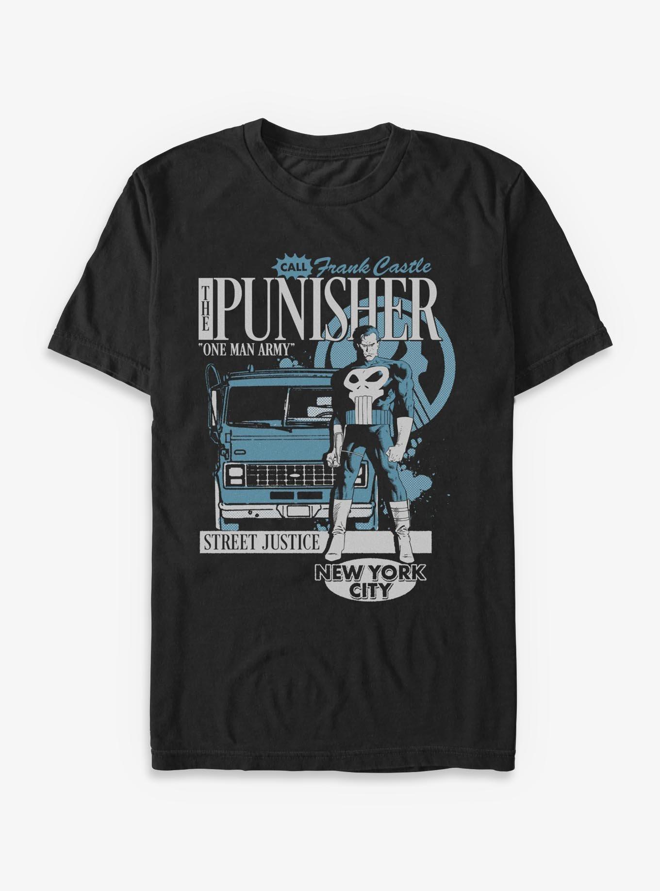Marvel Punisher One Man Army T-Shirt Hot Topic Exclusive, , hi-res