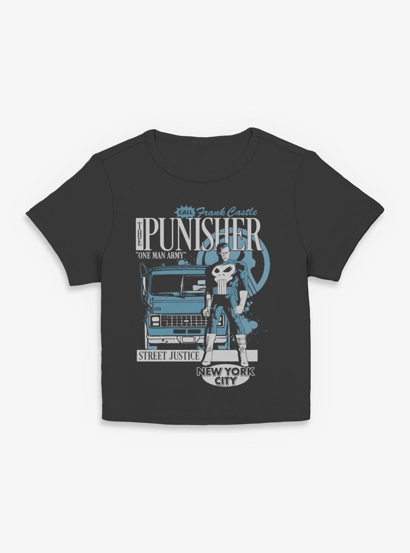 Marvel Punisher One Man Army Girls Baby T-Shirt Hot Topic Exclusive, , hi-res