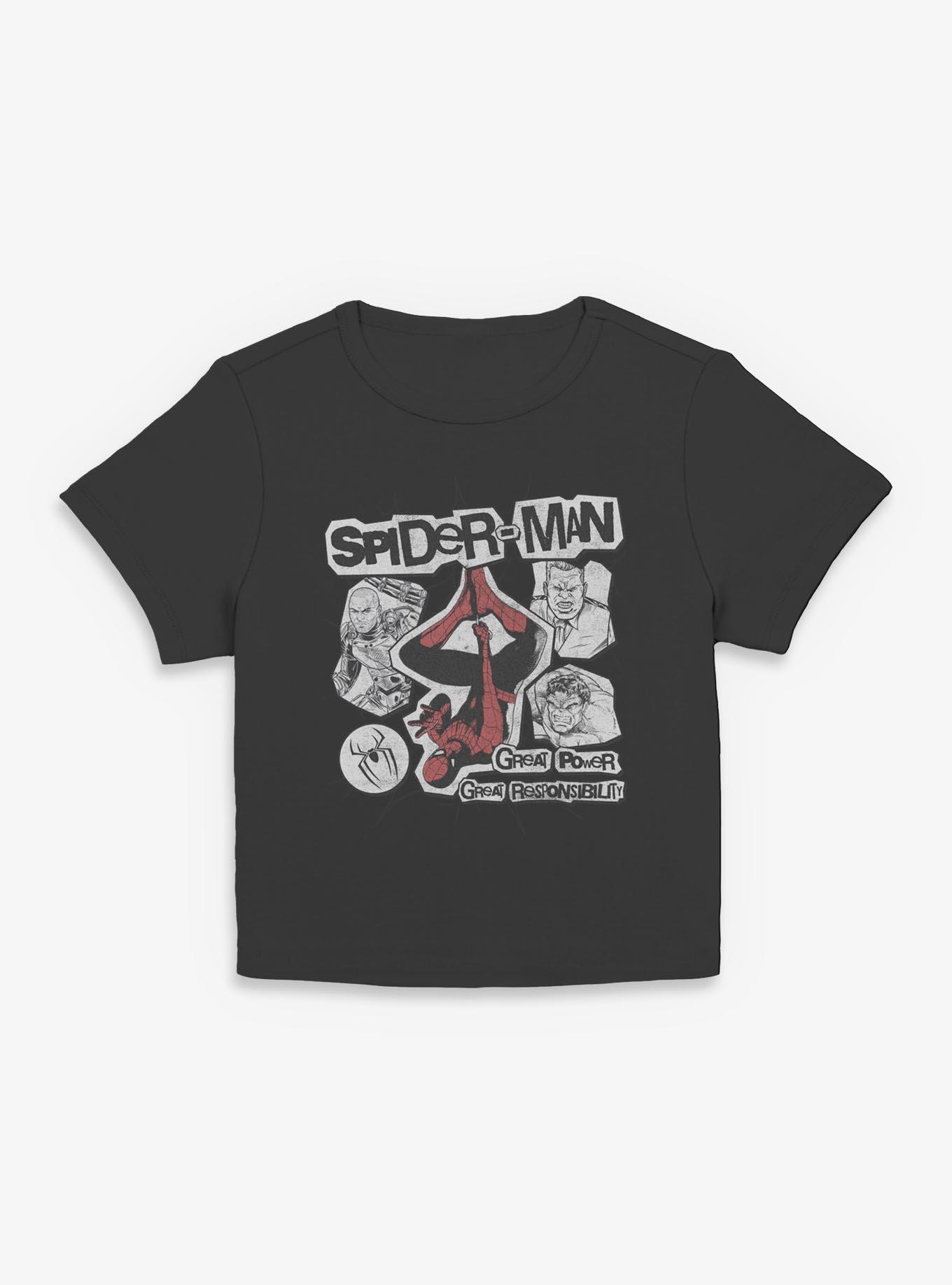 Marvel Spider-Man: Brand New Day Great Power Girls Baby T-Shirt Hot Topic Exclusive, , hi-res