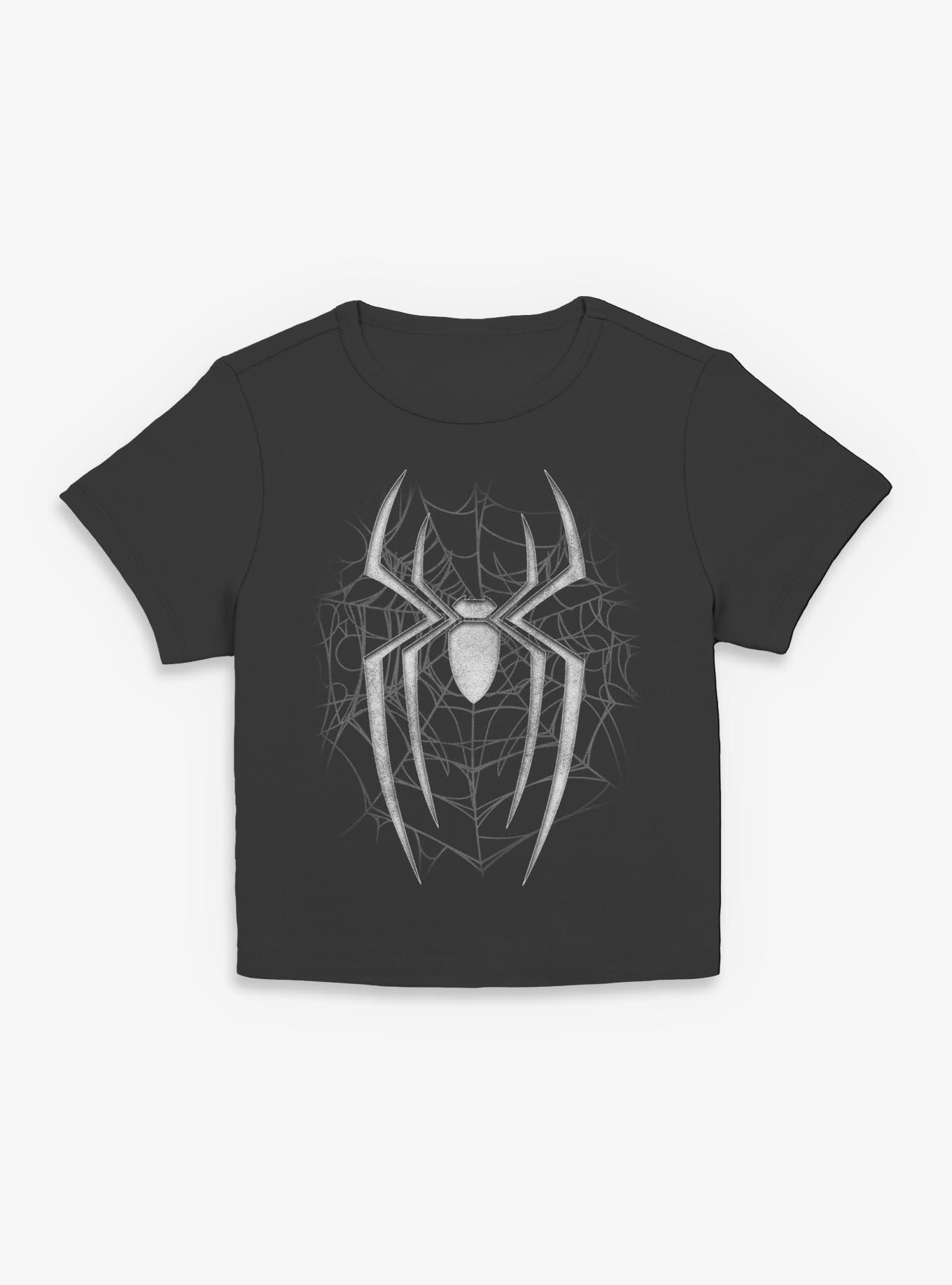Marvel Spider-Man: Brand New Day Dark Spiderweb Girls Baby T-Shirt Hot Topic Exclusive, , hi-res