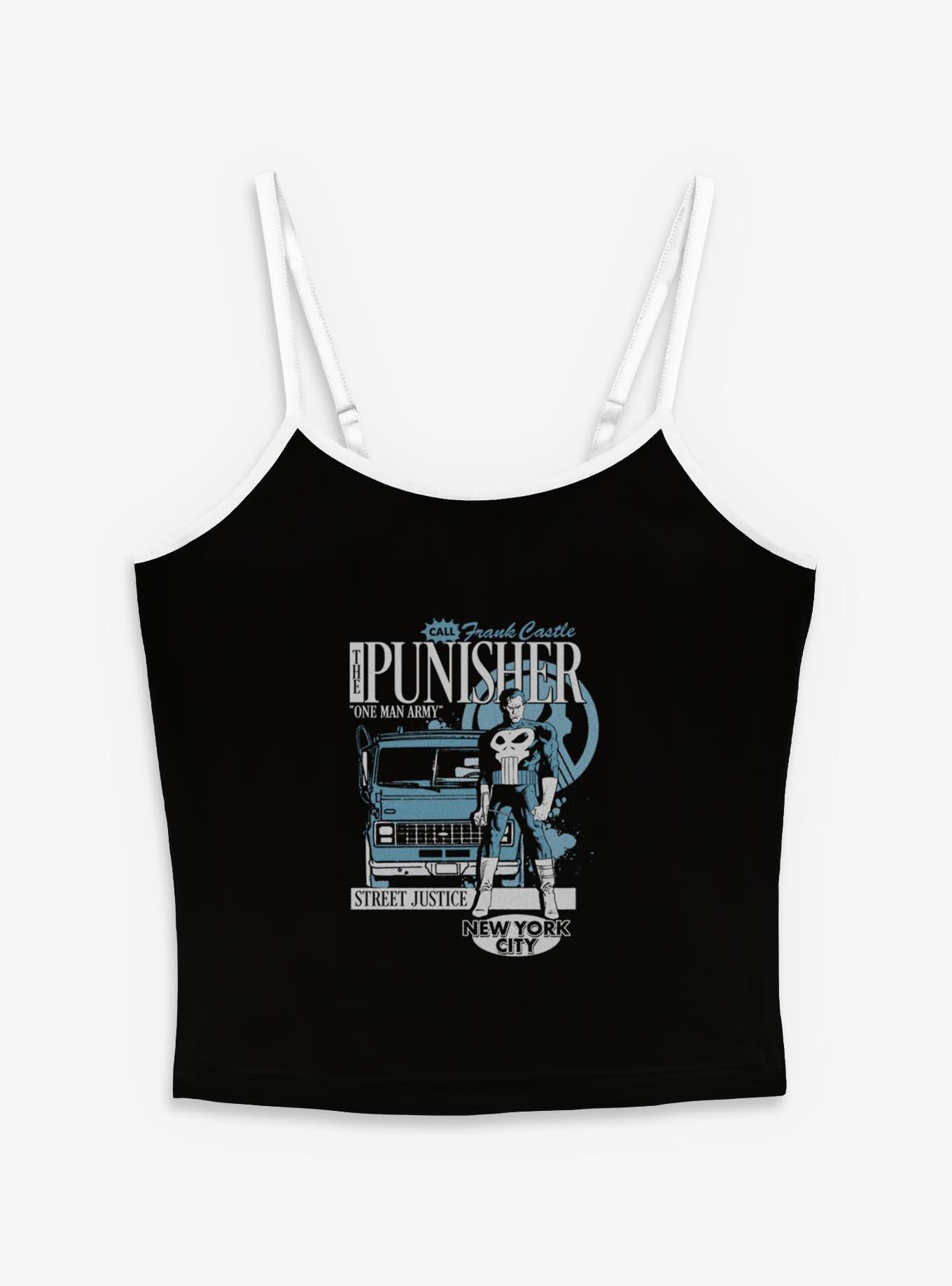 Marvel Punisher One Man Army Girls Cami Hot Topic Exclusive, , hi-res